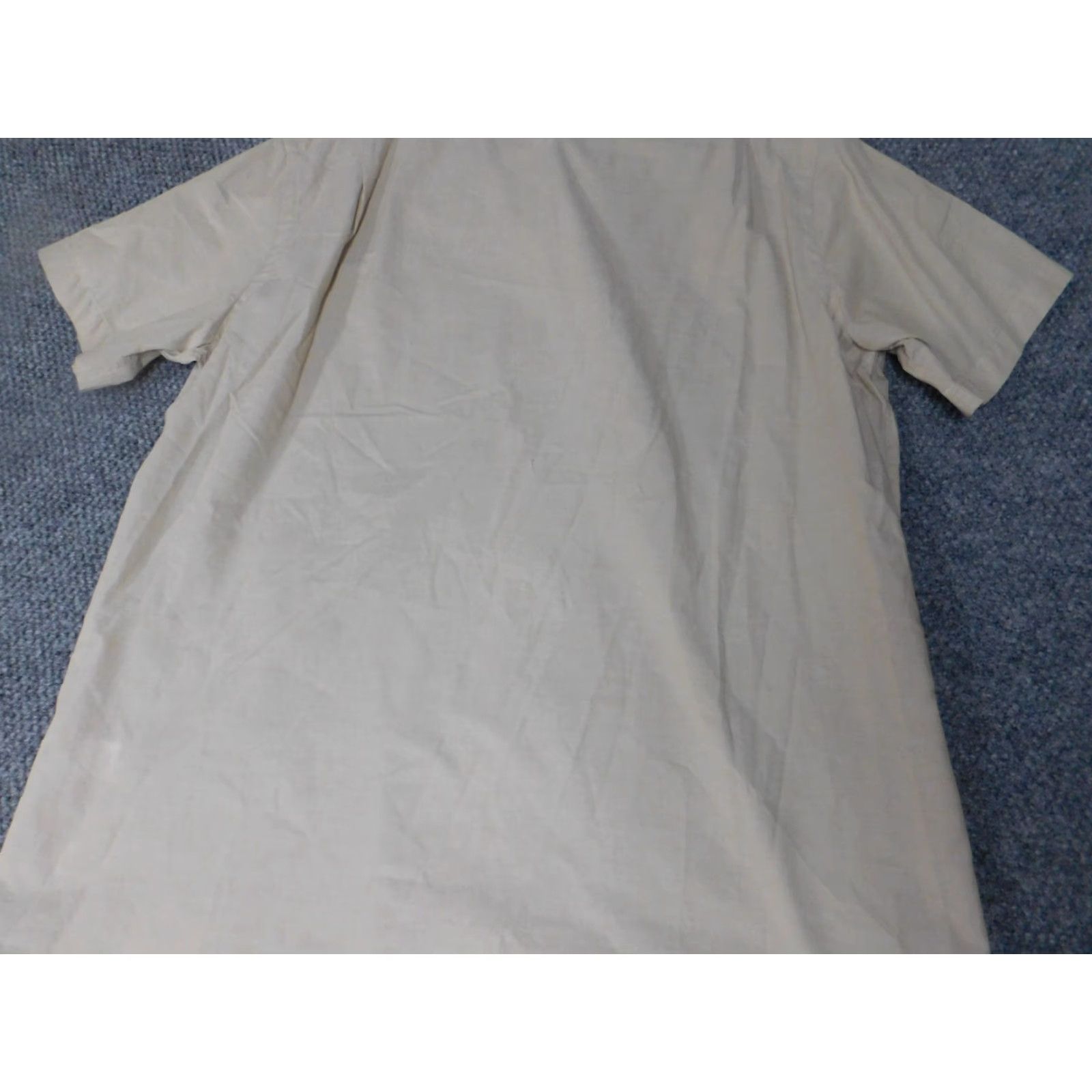 Cremieux Cremieux Shirt XL Beige Button-Down Classic Short Sleeve Collared Button-Up Mens Size US XL / EU 56 / 4 - 7 Thumbnail