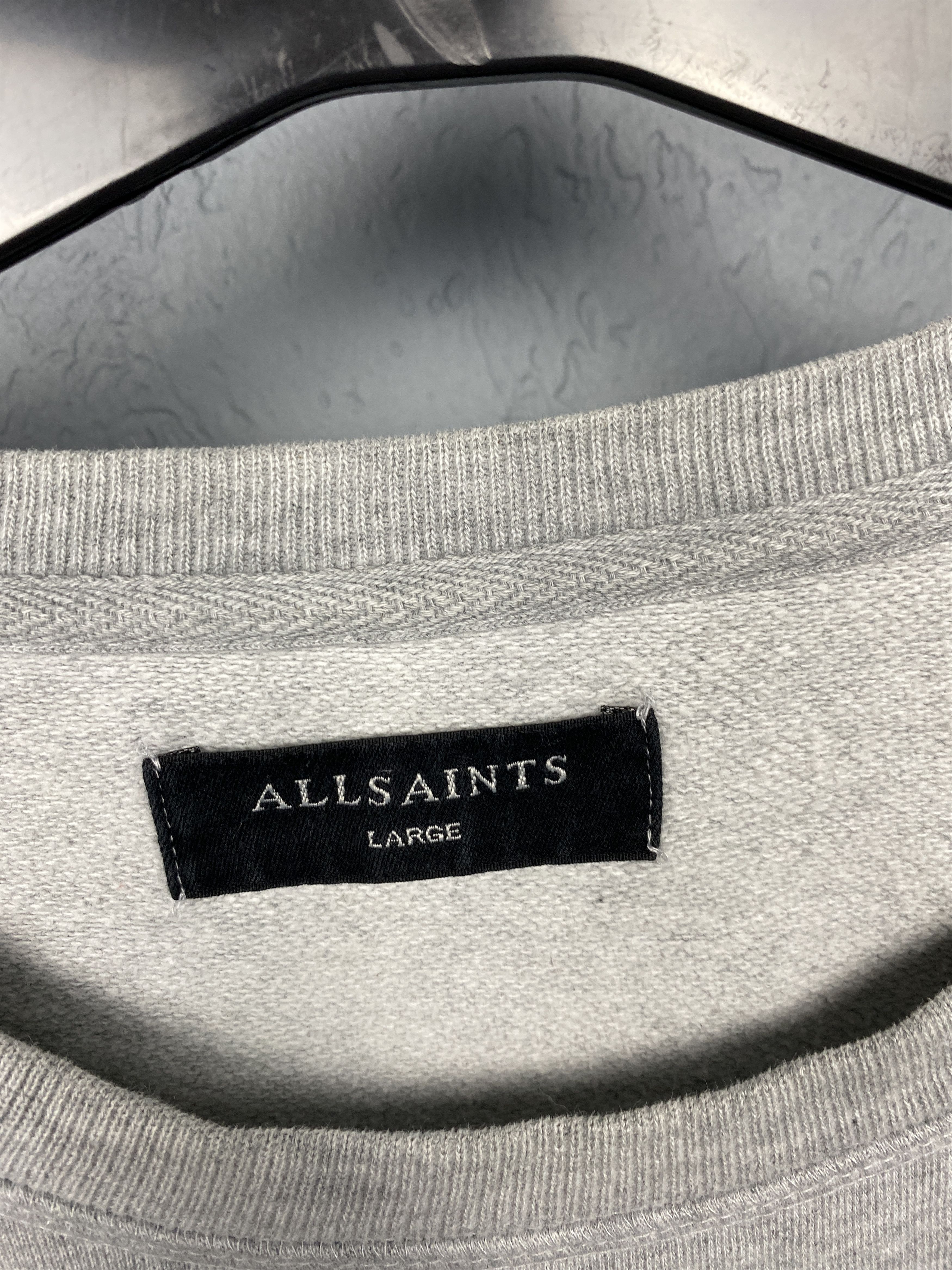 Allsaints Allsaints Vintage Mens Aven Crew Neck Sweatshirt Size US L / EU 52-54 / 3 - 4 Thumbnail
