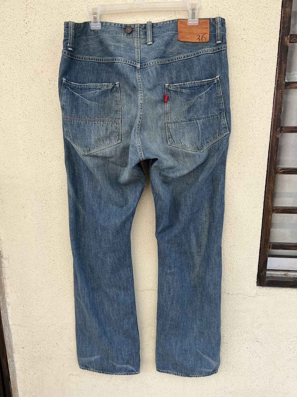 ANACHRONORM Anachronorm Japan Dirty Muddy Denim Distress Mine Jeans Size US 36 / EU 52 - 14 Thumbnail