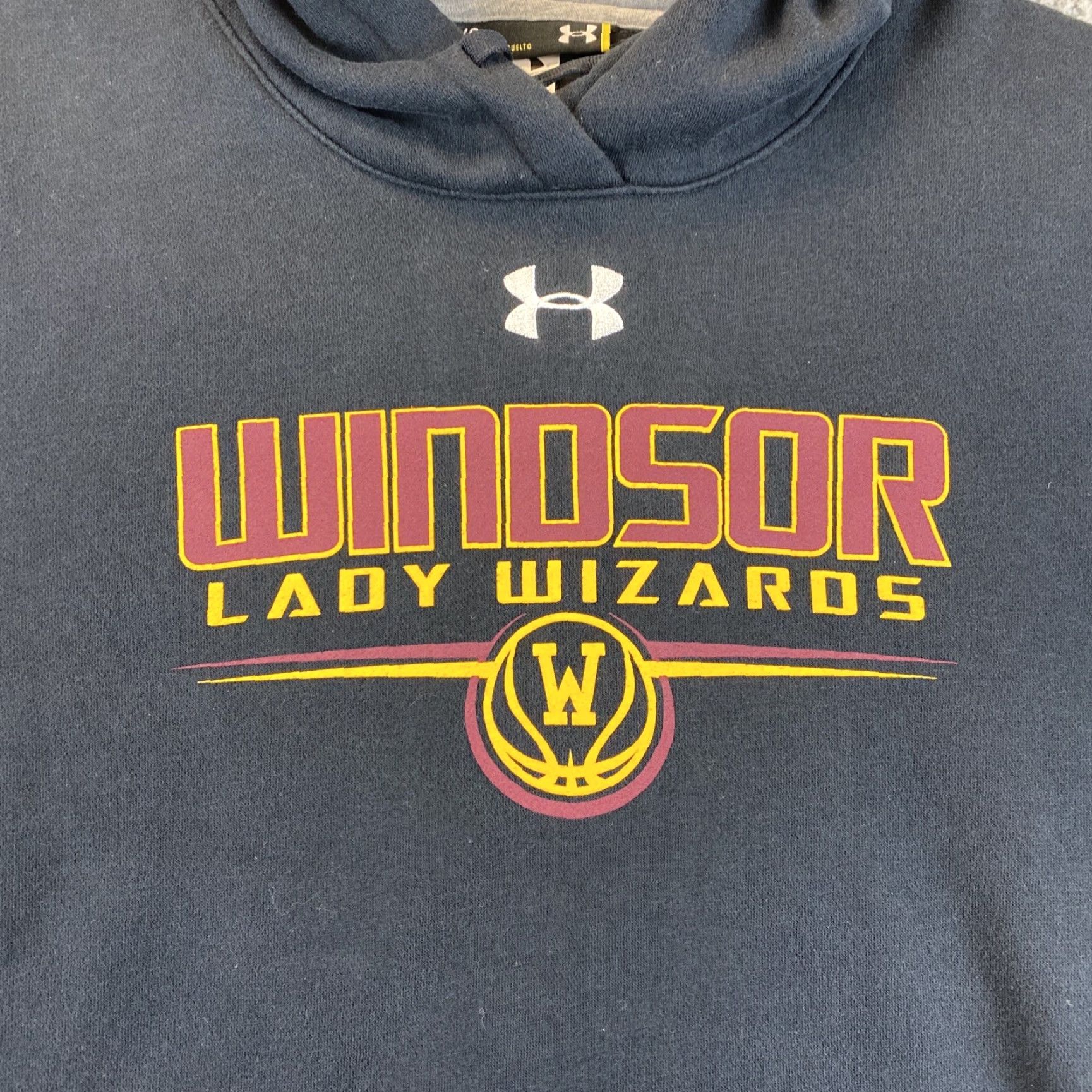 Under Armour Under Armour Women's UA Fleece Pullover Hoodie XL Black Windsor /85-53 Rival Modern Sportstyle Graphic Hoodie Size XL / US 12-14 / IT 48-50 - 2 Thumbnail