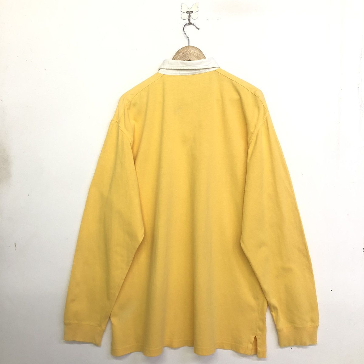 Polo Ralph Lauren Vintage POLO RALPH LAUREN RUGBY Disstress Long Sleeve Shirt Size US L / EU 52-54 / 3 - 8 Thumbnail