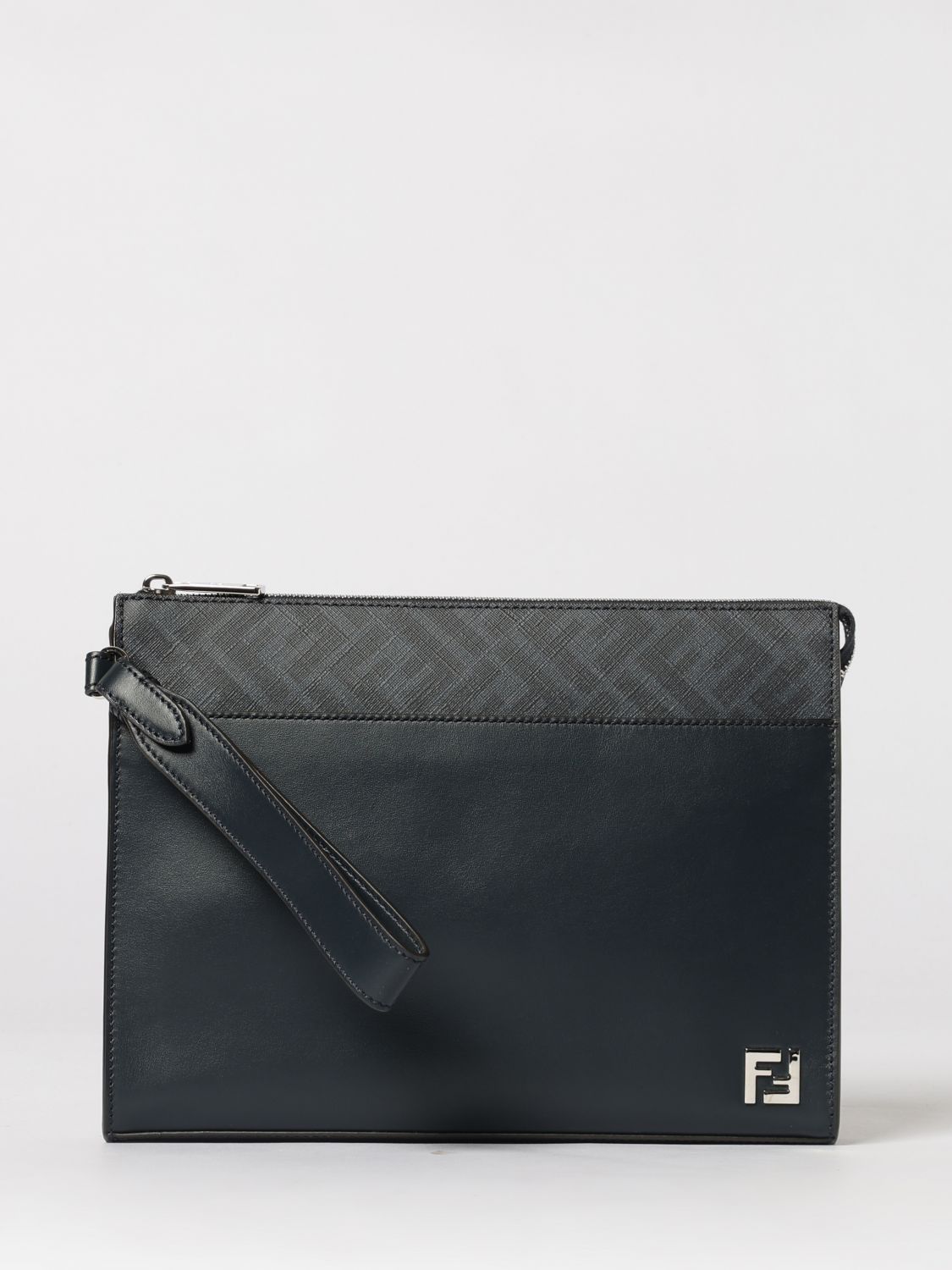 Fendi Fendi Briefcase Men Blue Size ONE SIZE - 1 Thumbnail