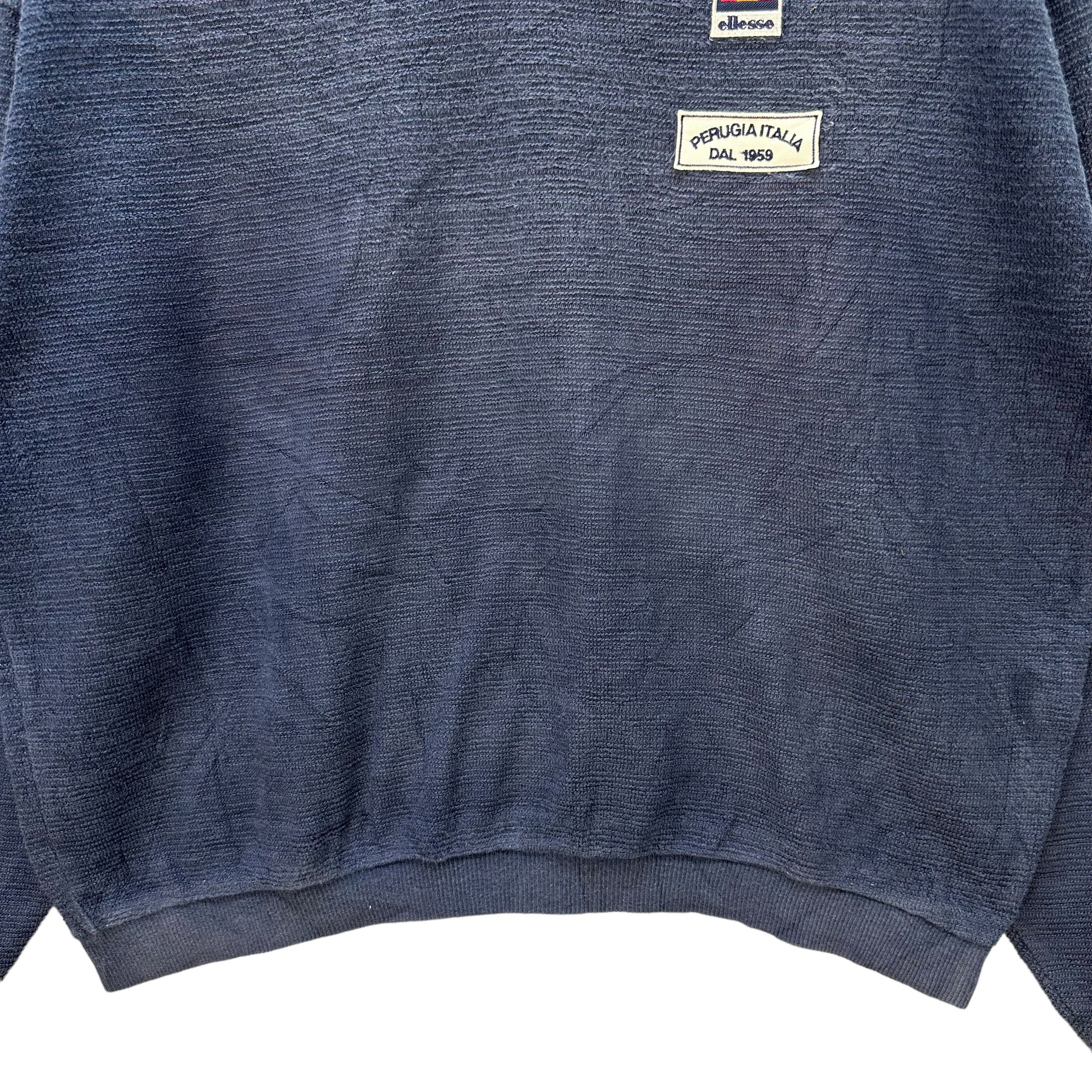 Ellesse Ellesse Embroidery Small Logo V Neck Sweatshirts #9127-60 Size US S / EU 44-46 / 1 - 4 Thumbnail