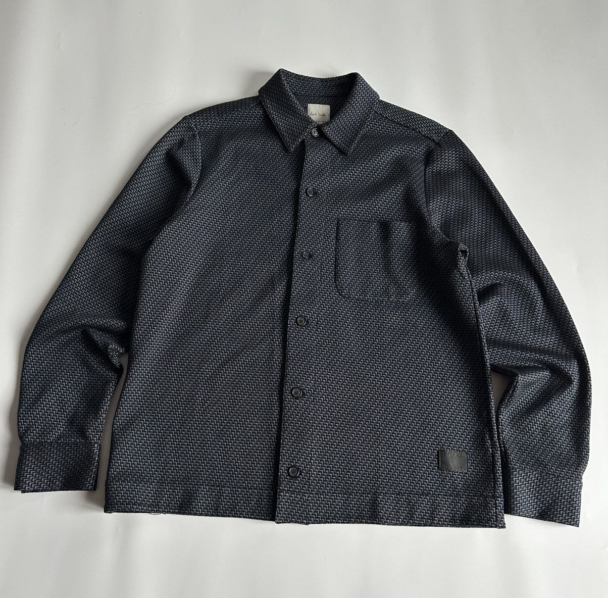 Paul Smith Paul Smith Viscose Jacquard overshirt shirt jacket Size US L / EU 52-54 / 3 - 2 Thumbnail