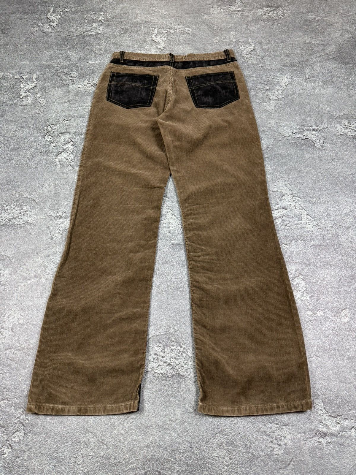 If Six Was Nine 2000s 5S Y2K Flare Bootcut Patch Work Pants Size 32 Size US 32 / EU 48 - 8 Thumbnail