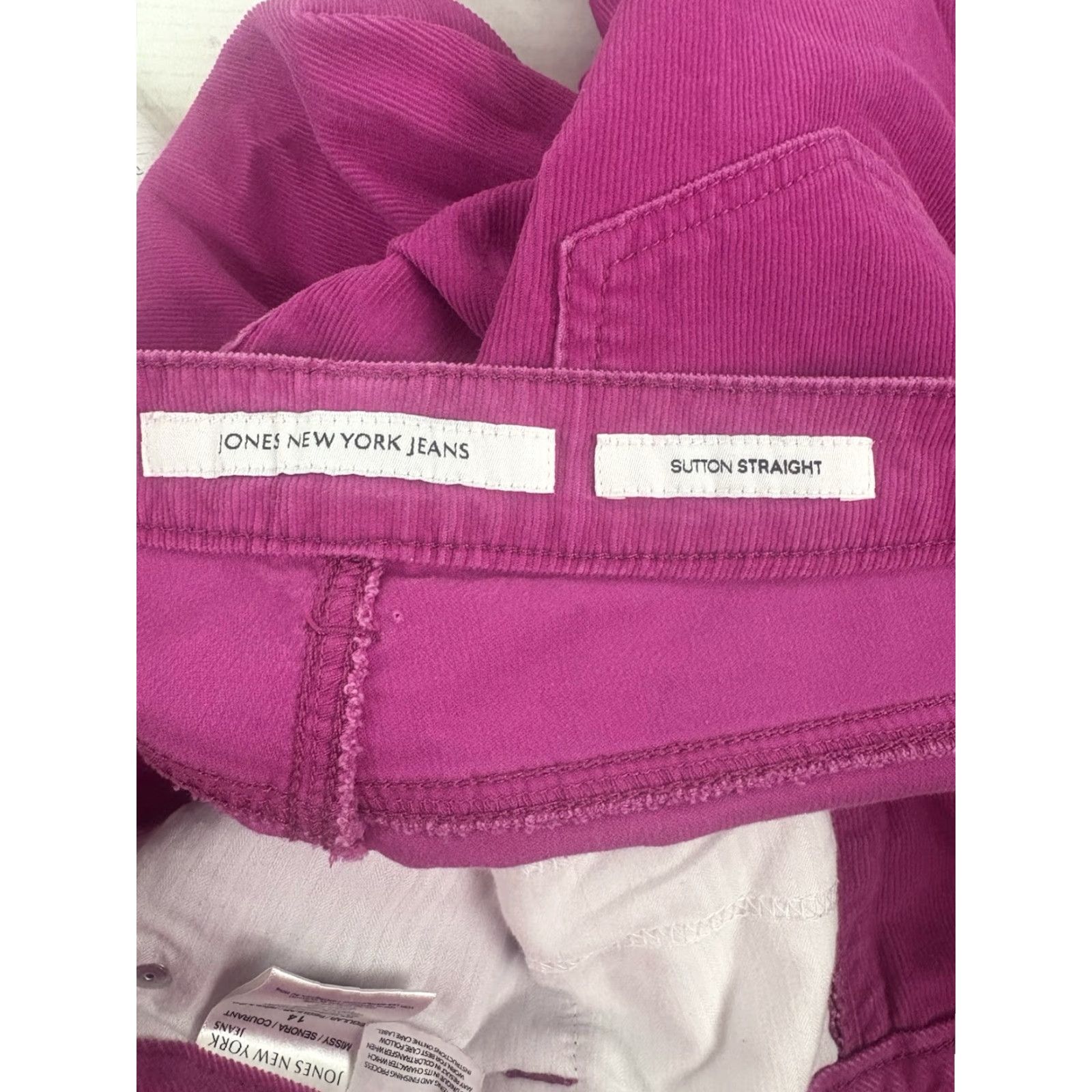 Jones New York Jones New York Pink Corduroy Straight Pants Womens Size 14 Regular 90s Size 36" / US 14 / IT 50 - 7 Thumbnail