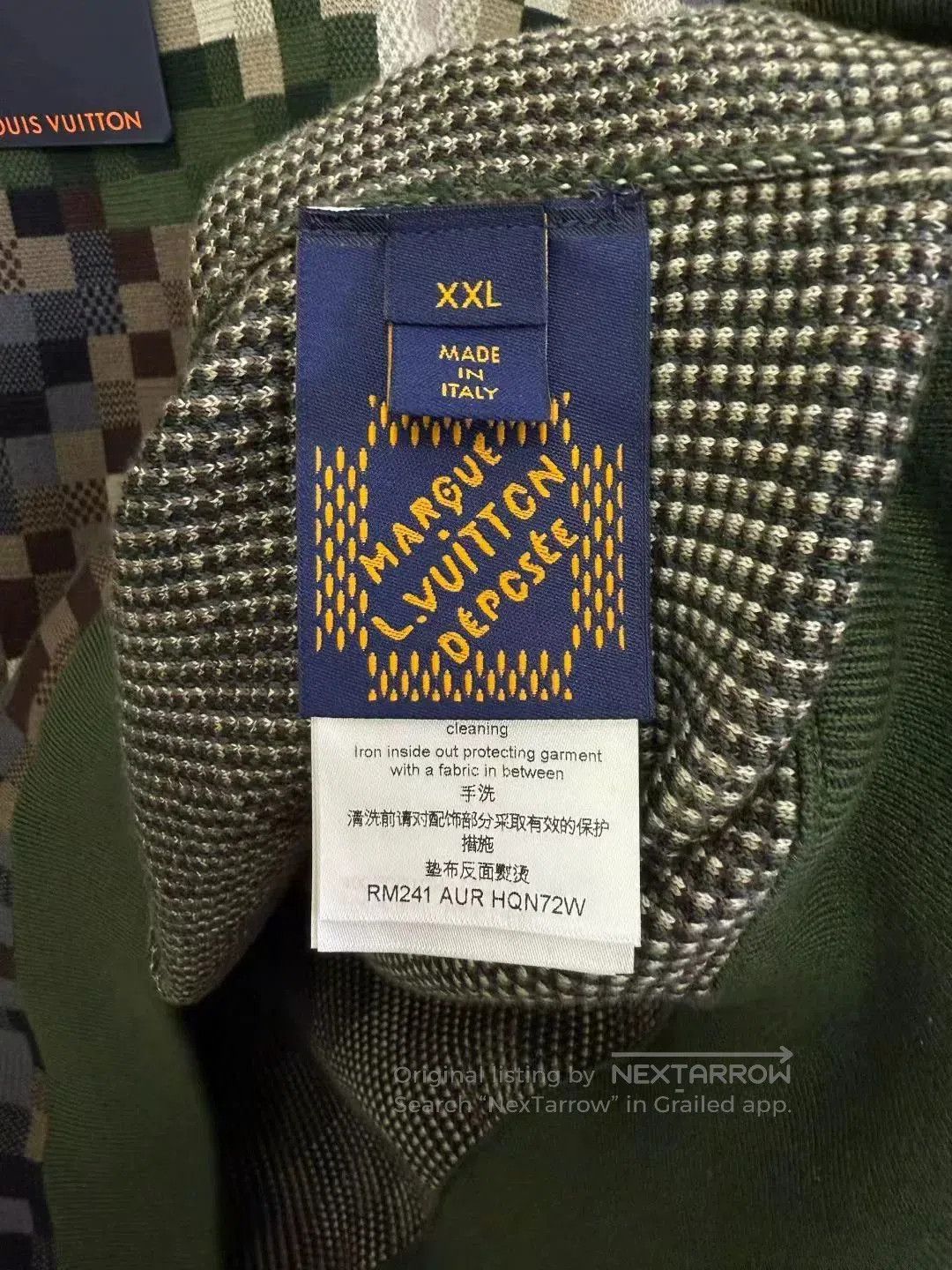 Louis Vuitton LV x Pharrell Camo Logo Sweater. Size US XXL / EU 58 / 5 - 3 Thumbnail