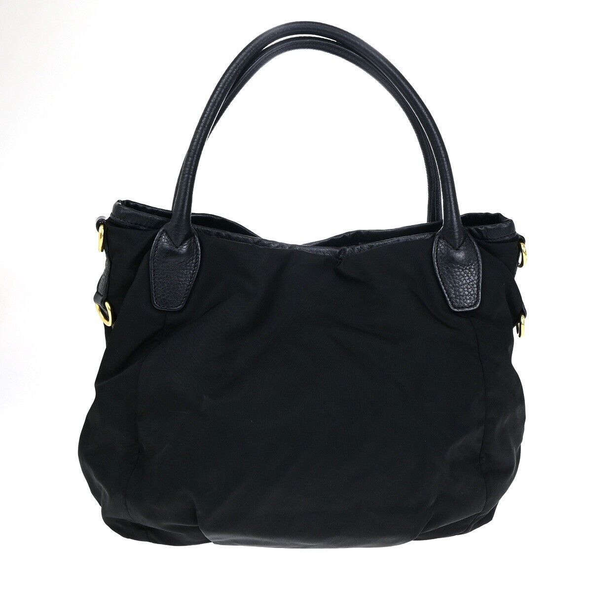 Prada Prada Tessuto Black Synthetic Shoulder Bag Size ONE SIZE - 2 Thumbnail