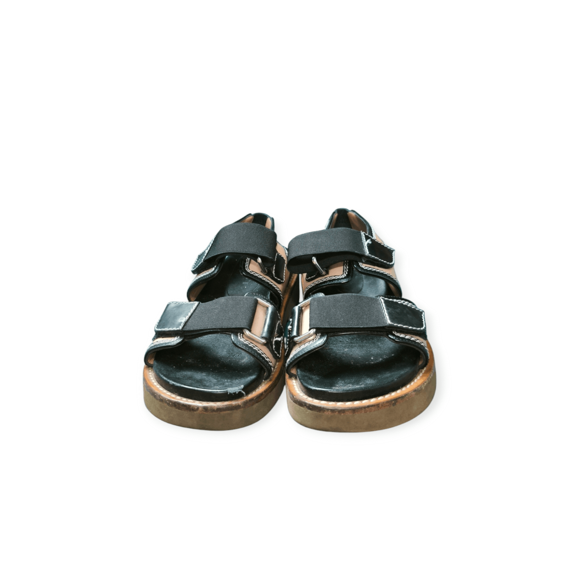 Designer × Marni Leather Slingback Sandal Size US 7 / IT 37 - 2 Thumbnail