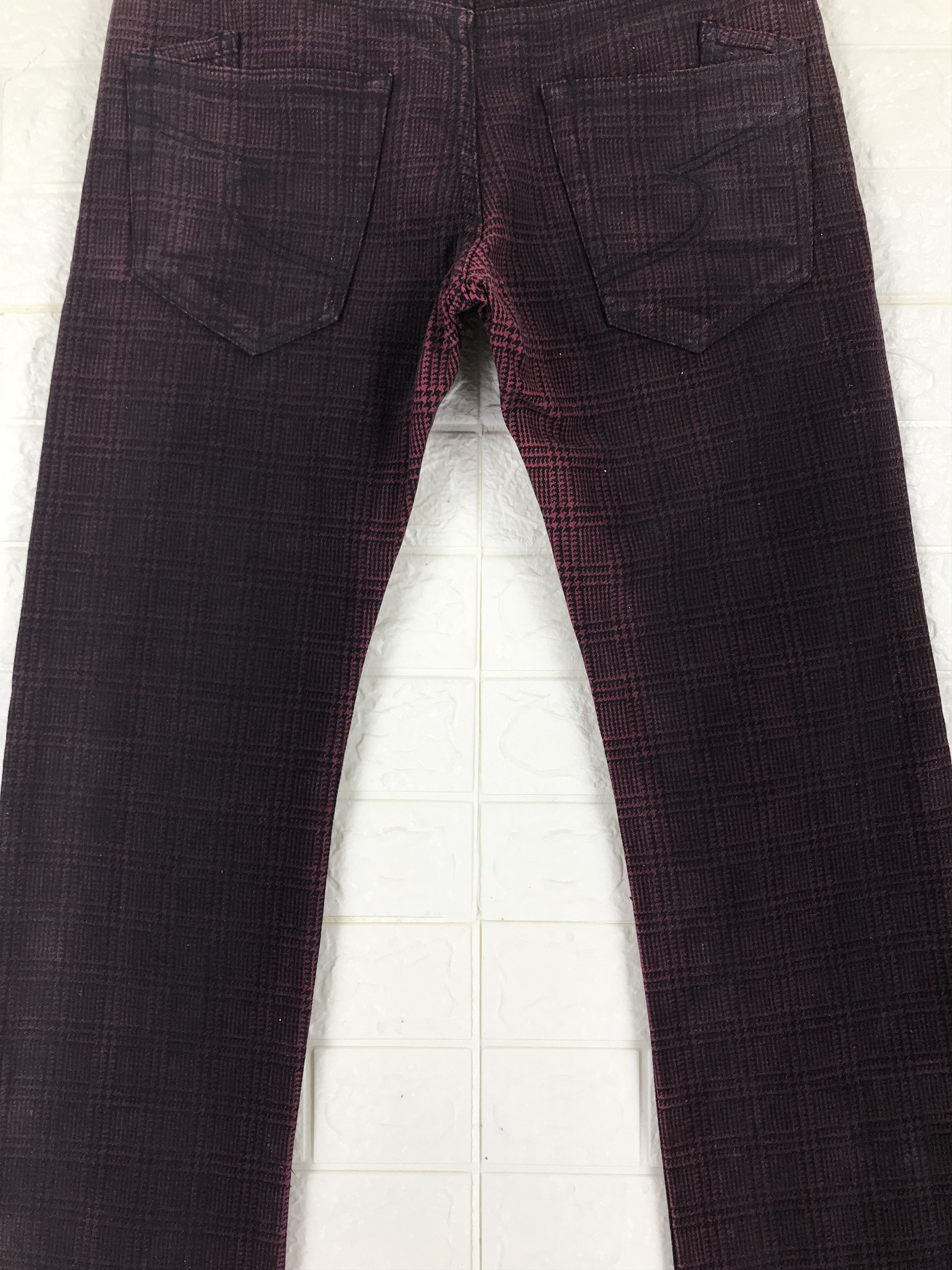 semanticdesign Vintage Semantic Design Plaid Flare Jeans Bell Bottom Denim Size US 32 / EU 48 - 7 Thumbnail