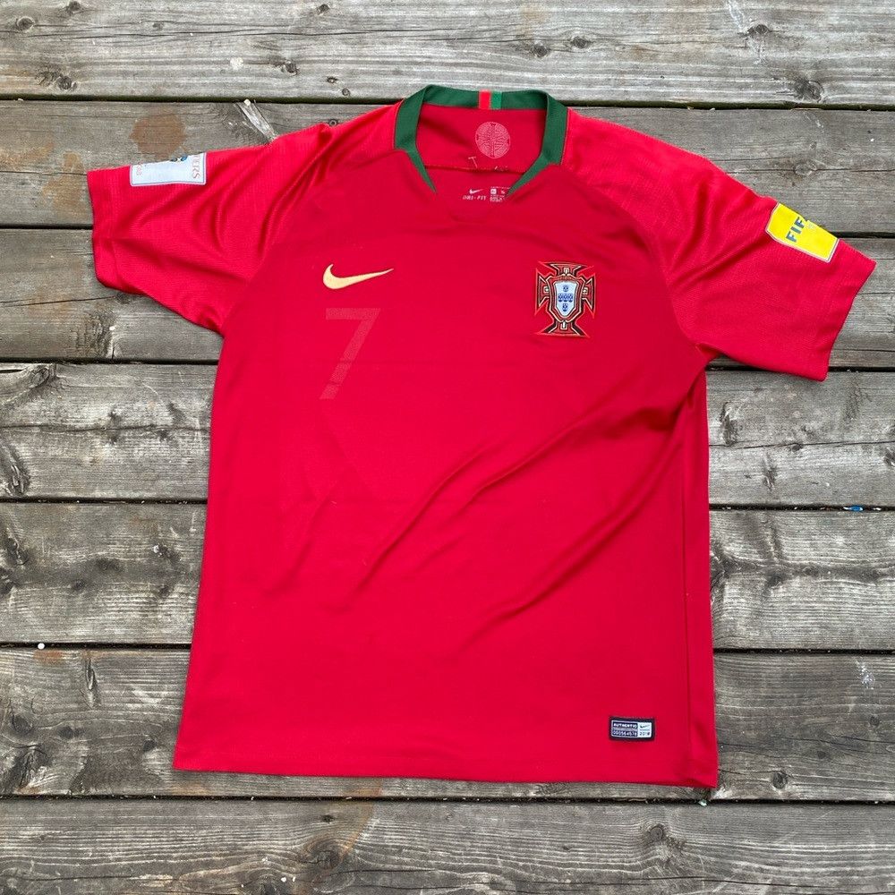 Nike 2018/19 Nike Portugal Home Jersey #7 Christiano Ronaldo Jer Size US M / EU 48-50 / 2 - 3 Thumbnail