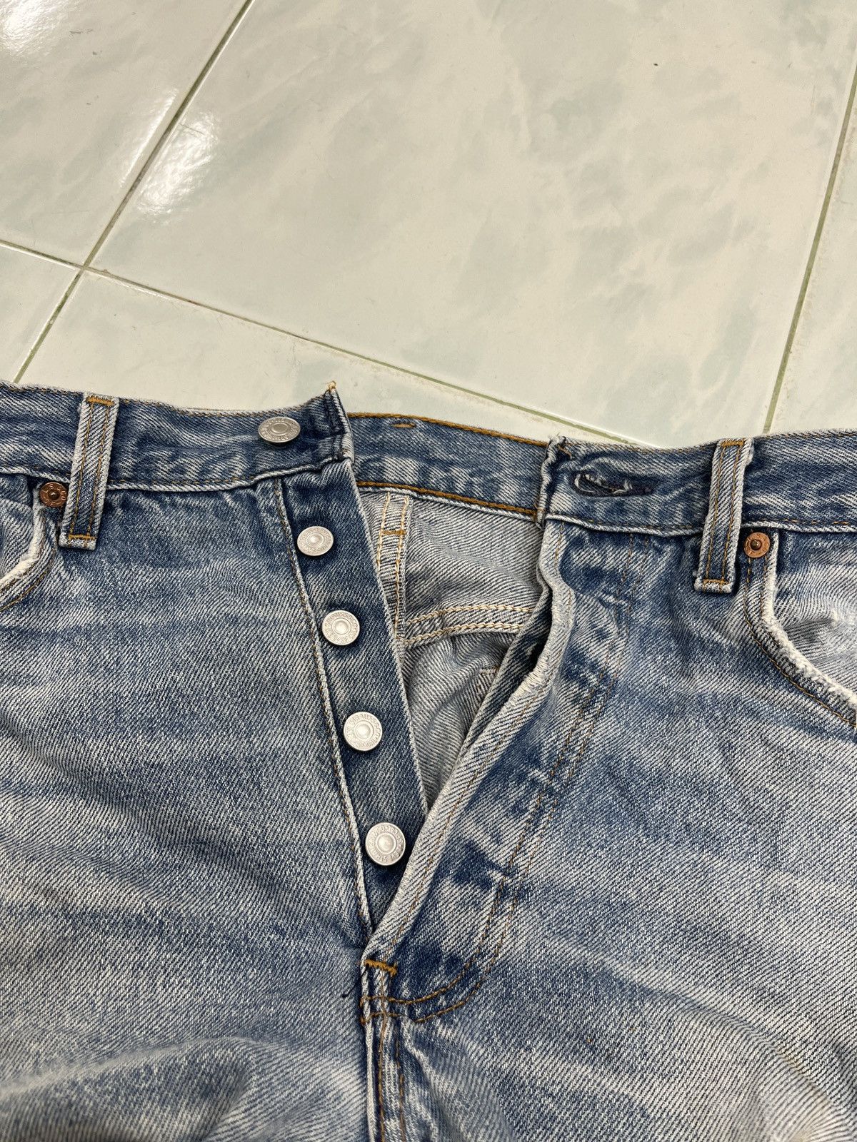 Levi's 🔥🔥🔥STEALS VTG LEVIS 501 SHORTS (CUSTOM) Size US 32 / EU 48 - 15 Thumbnail
