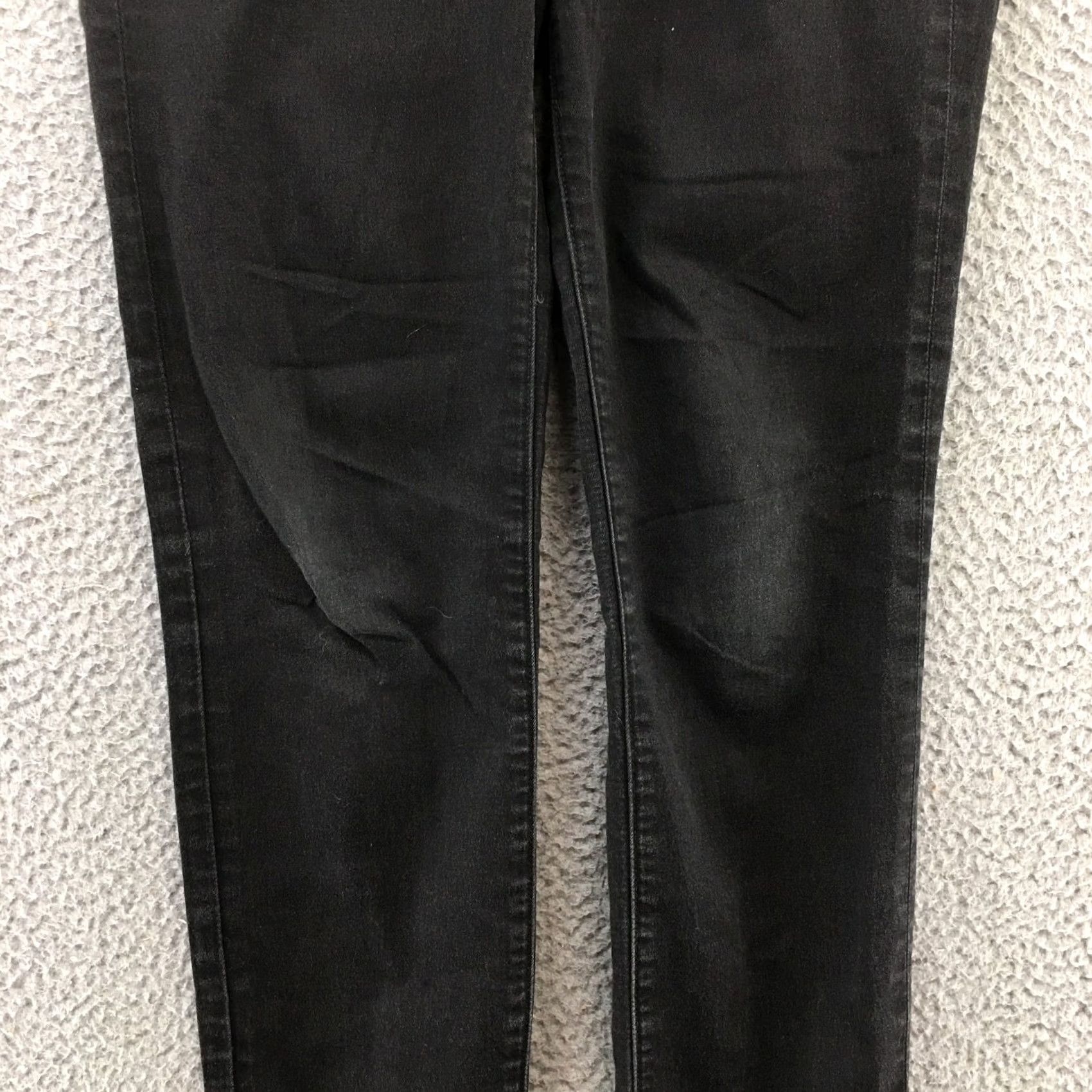 Calvin Klein Calvin Klein Ultimate Skinny Jeans Womens 6x30 Black Cotton Blend Denim Stretch Pockets Slim Modern Classic Size 28" / US 6 / IT 42 - 6 Thumbnail