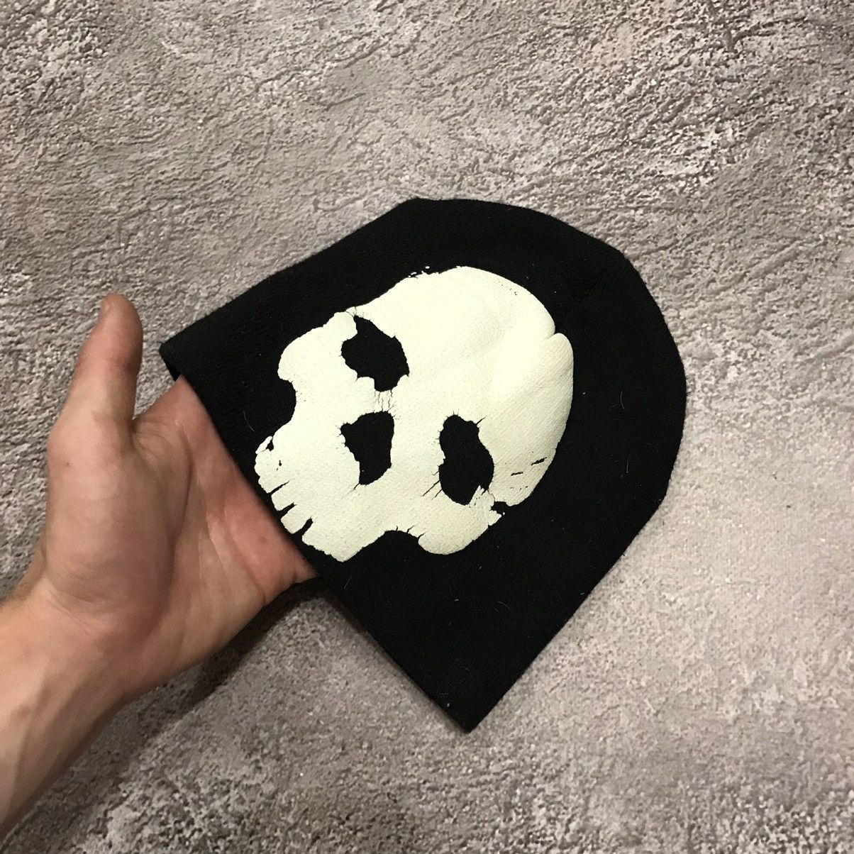 Other Vintage Alt Beanie SKELETON Grass Hat 90s Emo Hype Uzi Size ONE SIZE - 2 Thumbnail