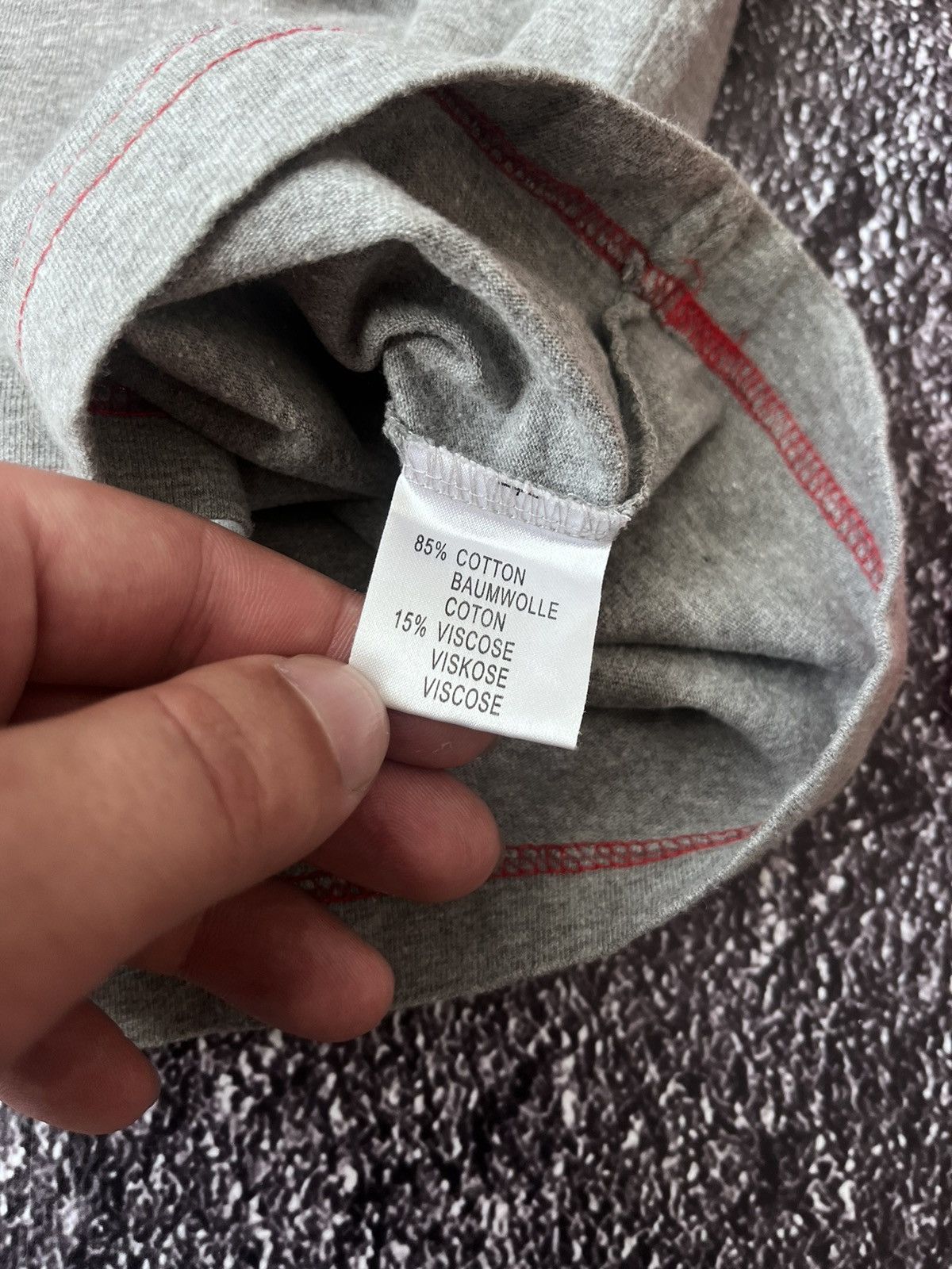 Dickies Vintage Y2K Dickies Big Logo Red/Gray Long Sleeve Tee Size US L / EU 52-54 / 3 - 7 Thumbnail