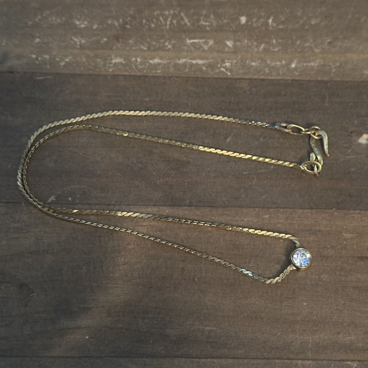 Other S Bentex bezeled cubic zirconia stone necklace Size ONE SIZE - 2 Thumbnail