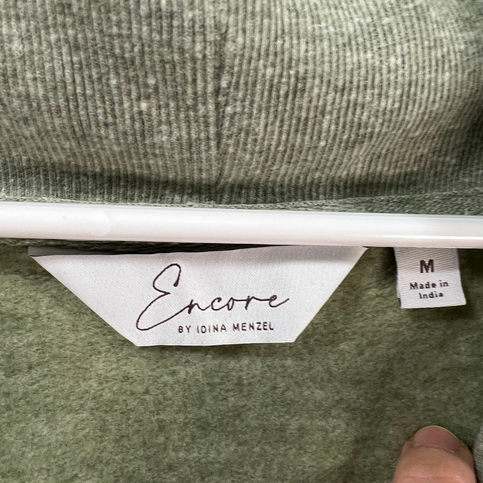 Other Encore by Idina Menzel Sraul Collar Raglan Fleece Pullover Size M / US 6-8 / IT 42-44 - 3 Thumbnail
