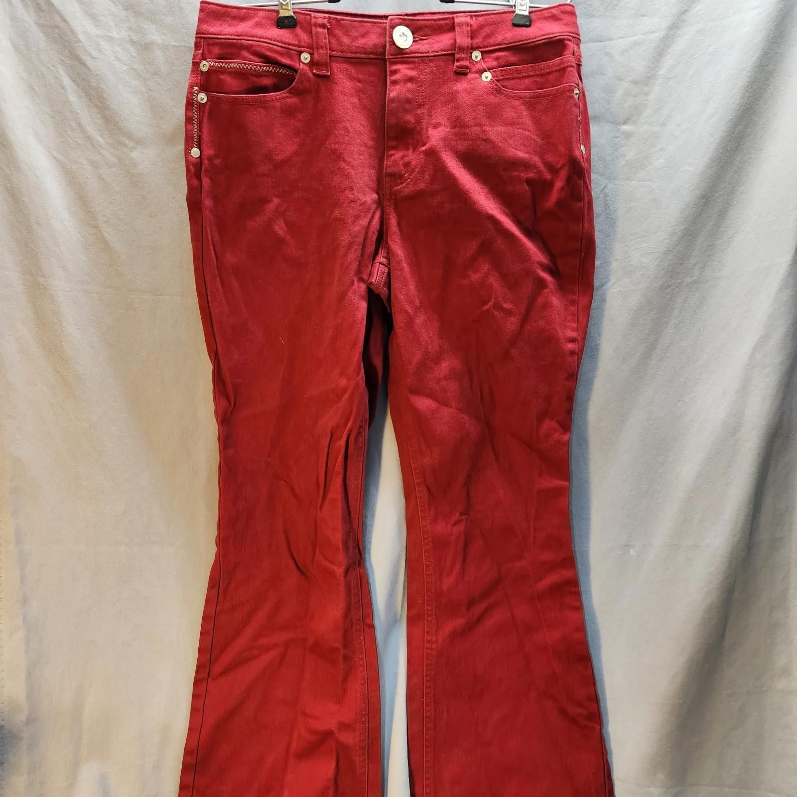 Designer Vintage Red Gitano Jeans Size 12 Size 34" / US 12 / IT 48 - 1 Thumbnail