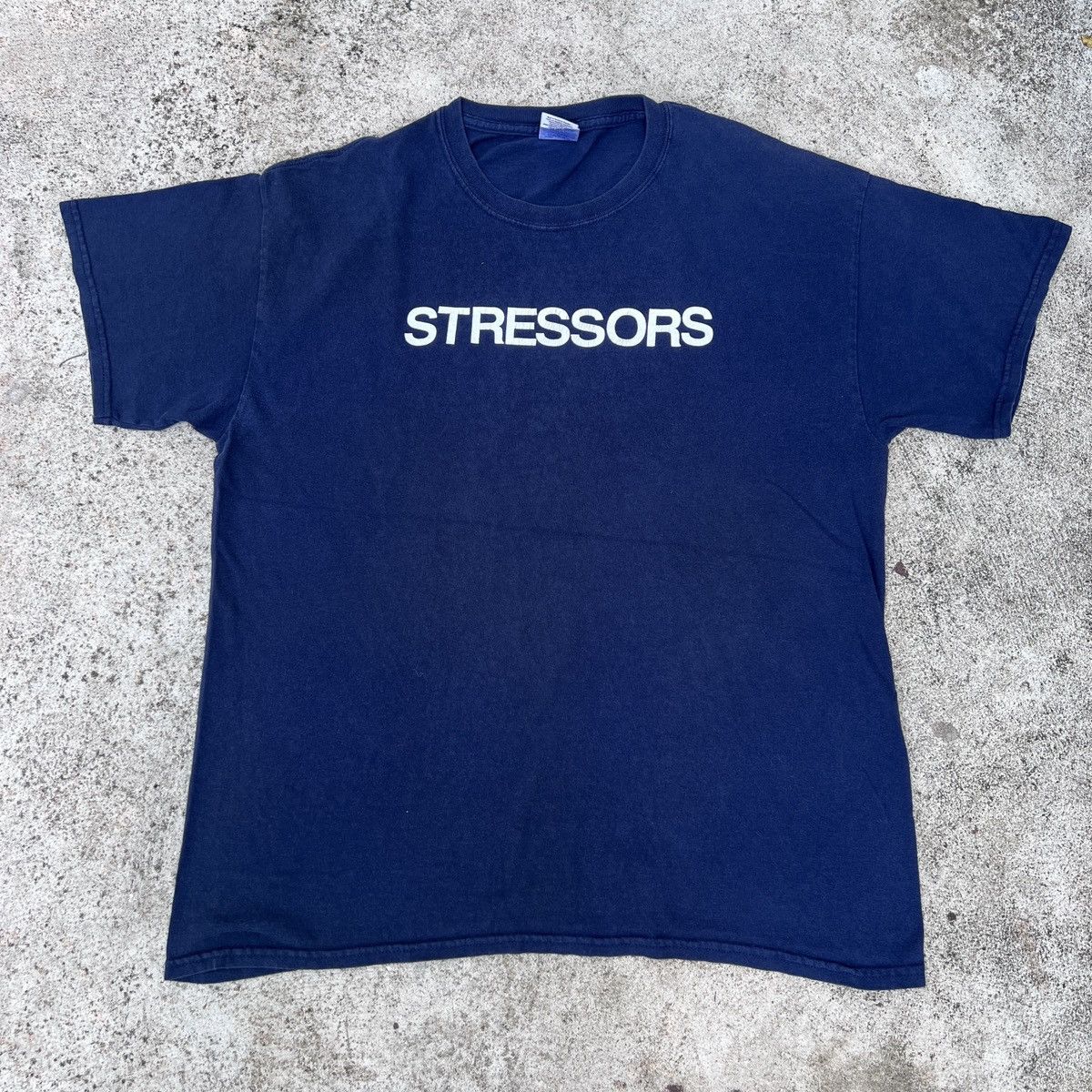 Vintage Vintage Y2K Stressors Promo graphic streetwear Tee L Gun Size US L / EU 52-54 / 3 - 5 Thumbnail