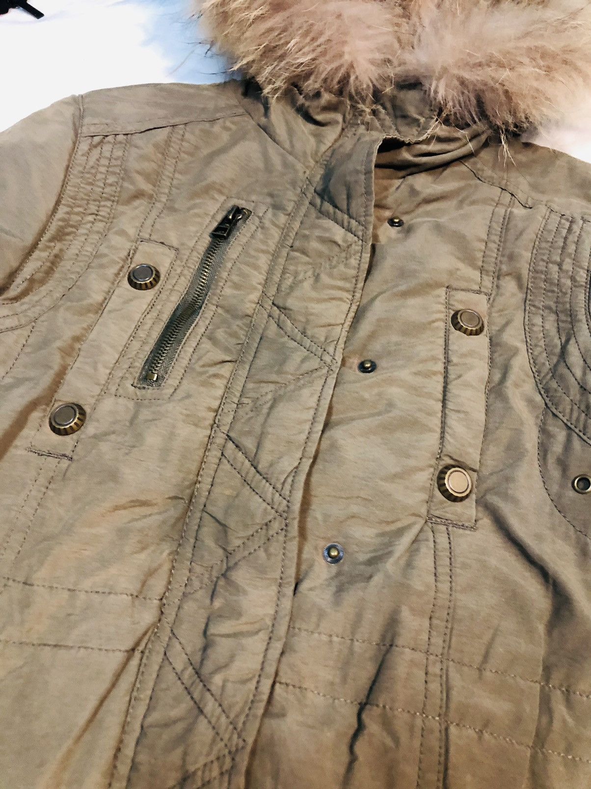 Japanese Brand Ozoc Wool Buttoned/Zipper Jacket (15) Size US XXS / EU 40 - 4 Thumbnail
