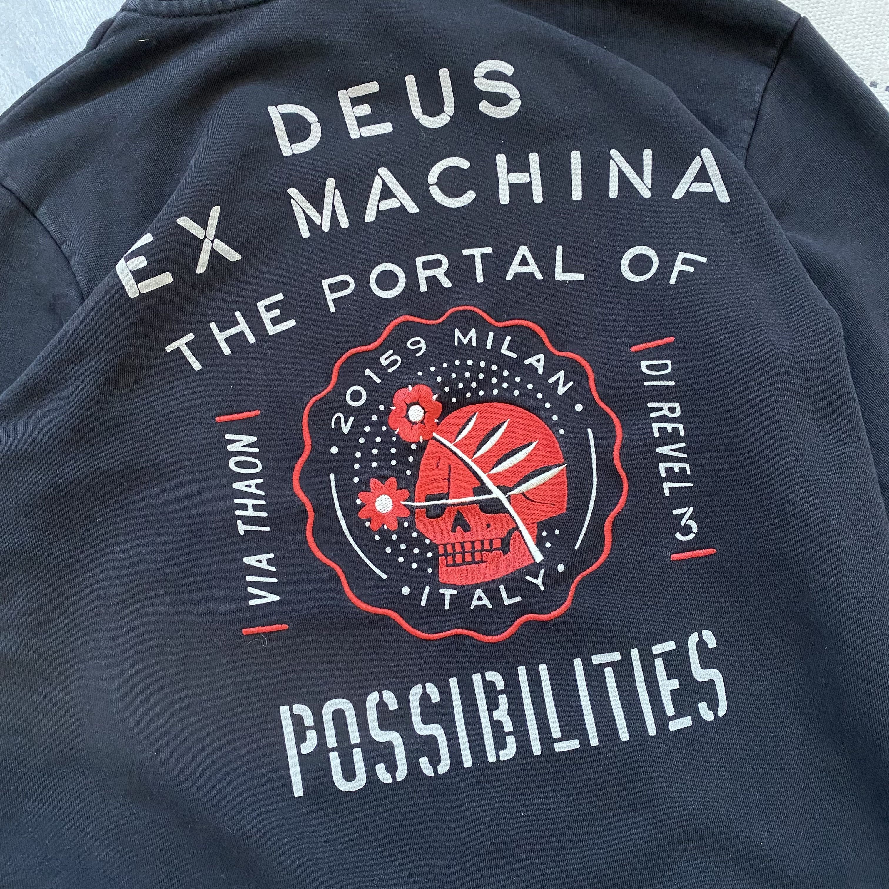 Deus Ex Machina 🏍️ Vintage 00s Deus Ex Machine hoodie Y2K big Logo racing Size US S / EU 44-46 / 1 - 10 Thumbnail