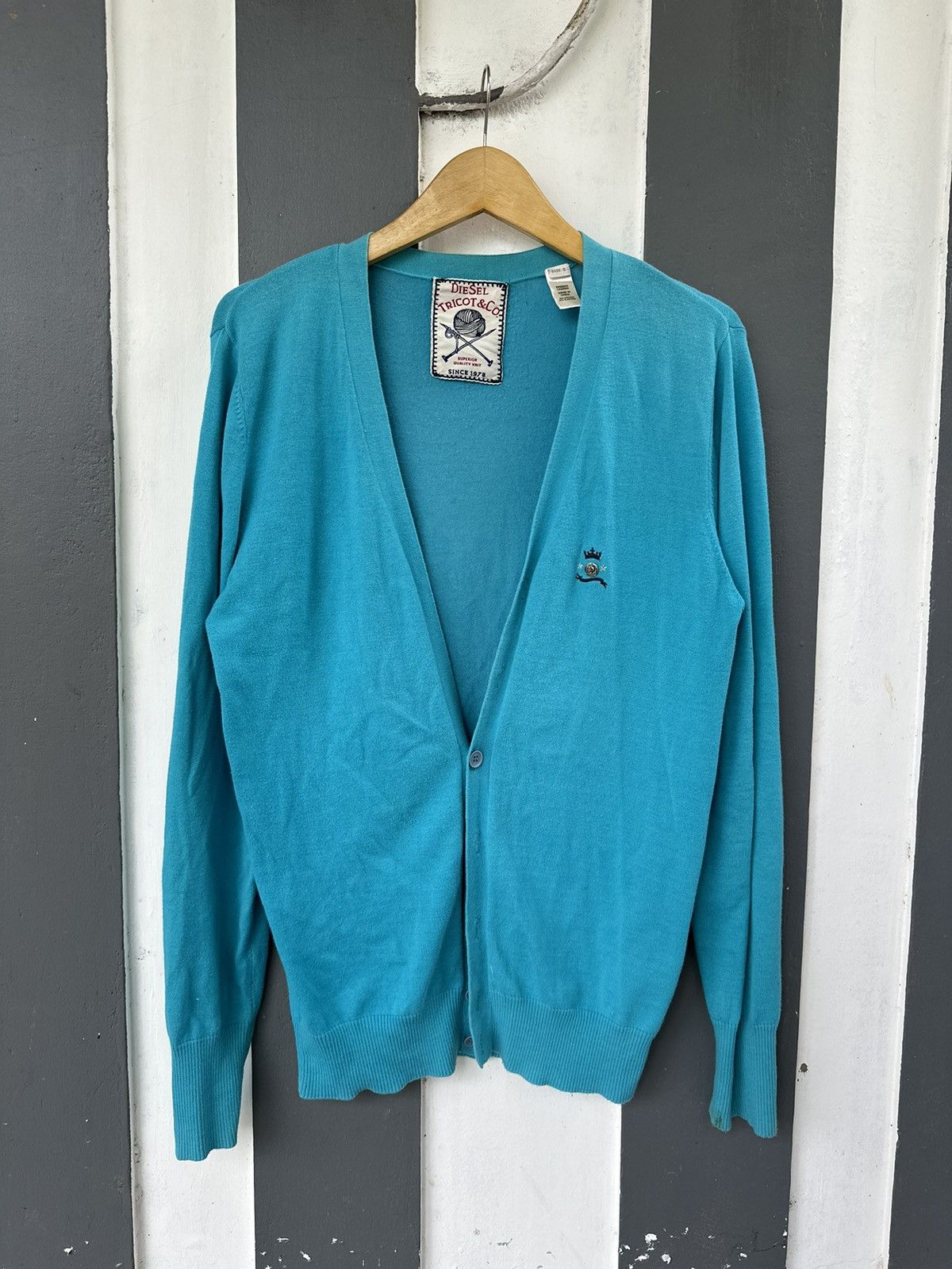 Diesel VINTAGE DIESEL CARDIGAN ICON HYPE BEAST Size US M / EU 48-50 / 2 - 2 Thumbnail