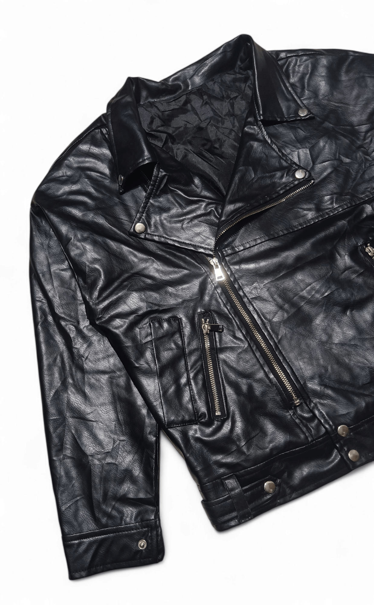 Vintage Vintage Ramones Rockabilly Motorcycle Faux Leather Jacket Size US M / EU 48-50 / 2 - 4 Thumbnail