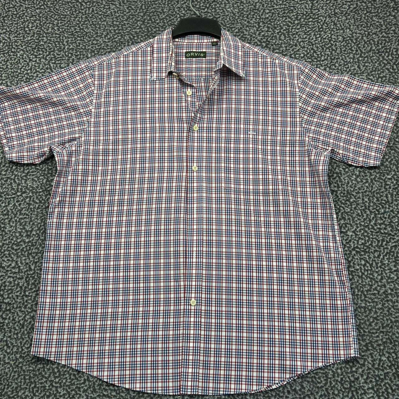 Orvis Orvis Button Down Shirt Men Plaid Collared Cotton XL Size US XL / EU 56 / 4 - 1 Thumbnail