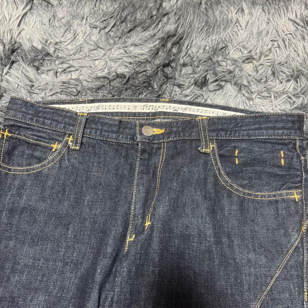 Number (N)ine Darted Musical Note Denim Jeans Size US 31 - 3 Thumbnail