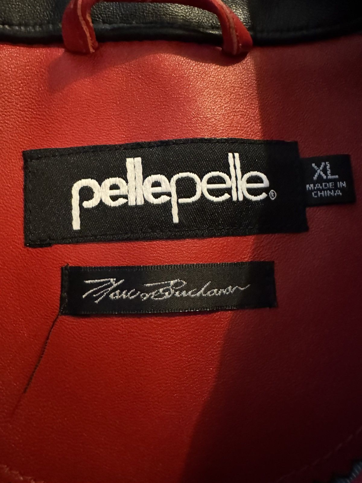 Pelle Pelle Pelle Pelle LEATHER TIGER JACKET RED BLACK Size US XL / EU 56 / 4 - 6 Thumbnail