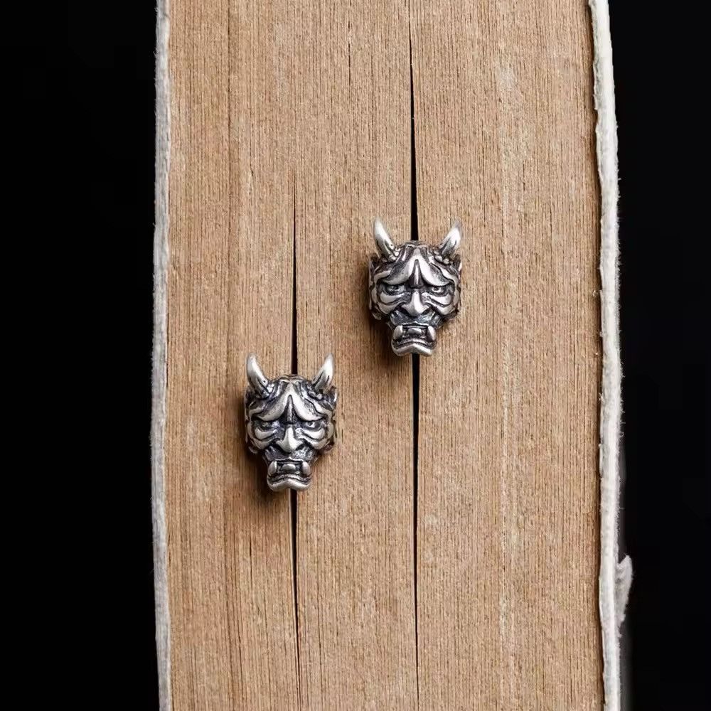 Japanese Brand × Vintage Demon Face Stud Earring (pair) Size ONE SIZE - 2 Thumbnail
