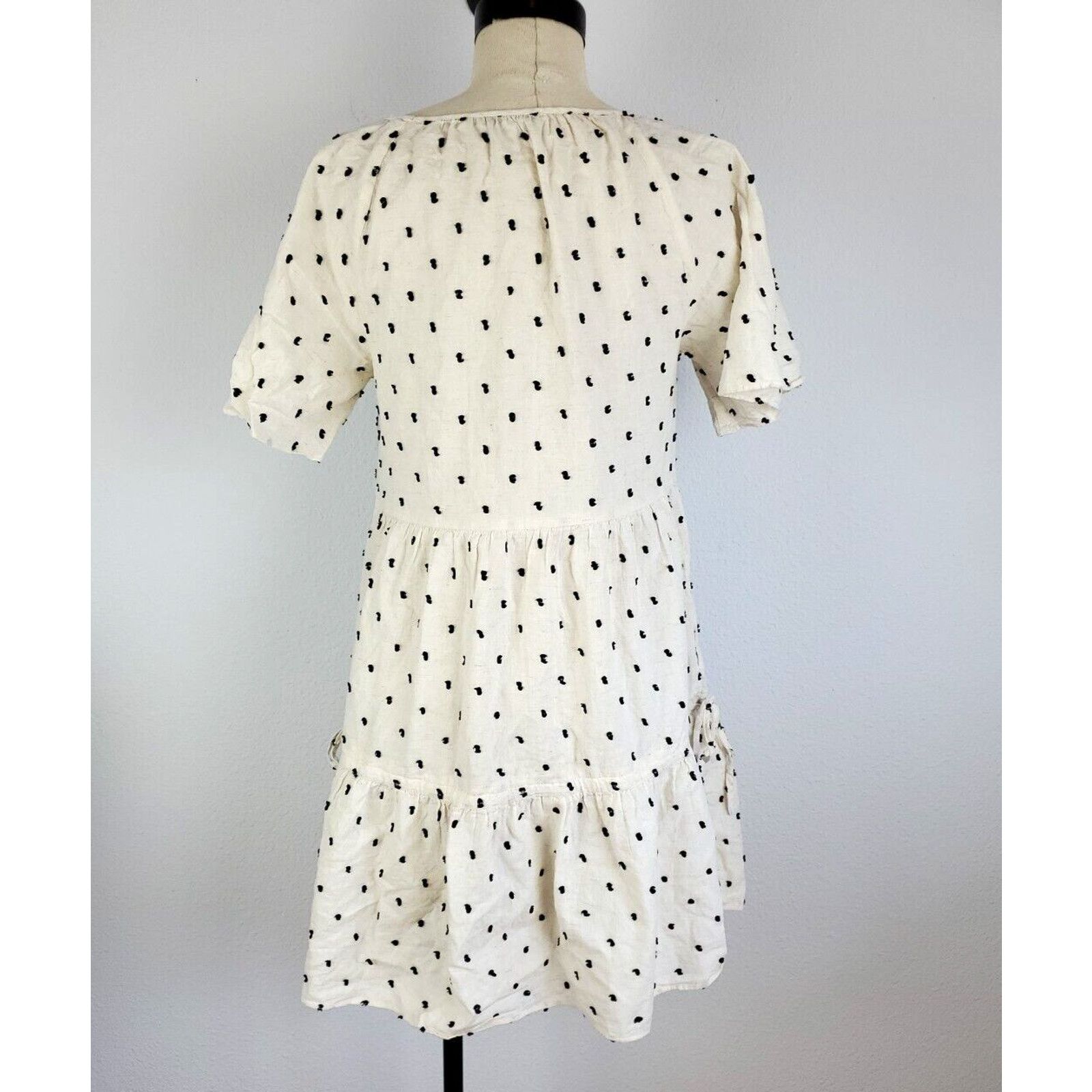 Madewell Madewell Dress Womens XXS Lorelei Cotton Linen Blend Size XXS / US 00 / IT 34 - 2 Thumbnail
