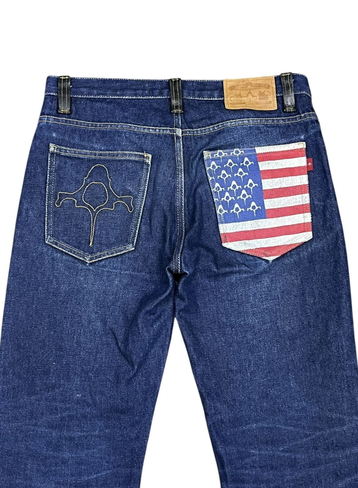 Backbone Back Bone x Easy Rider Theater8 Flare Jeans Made in USA Size US 30 / EU 46 - 4 Thumbnail