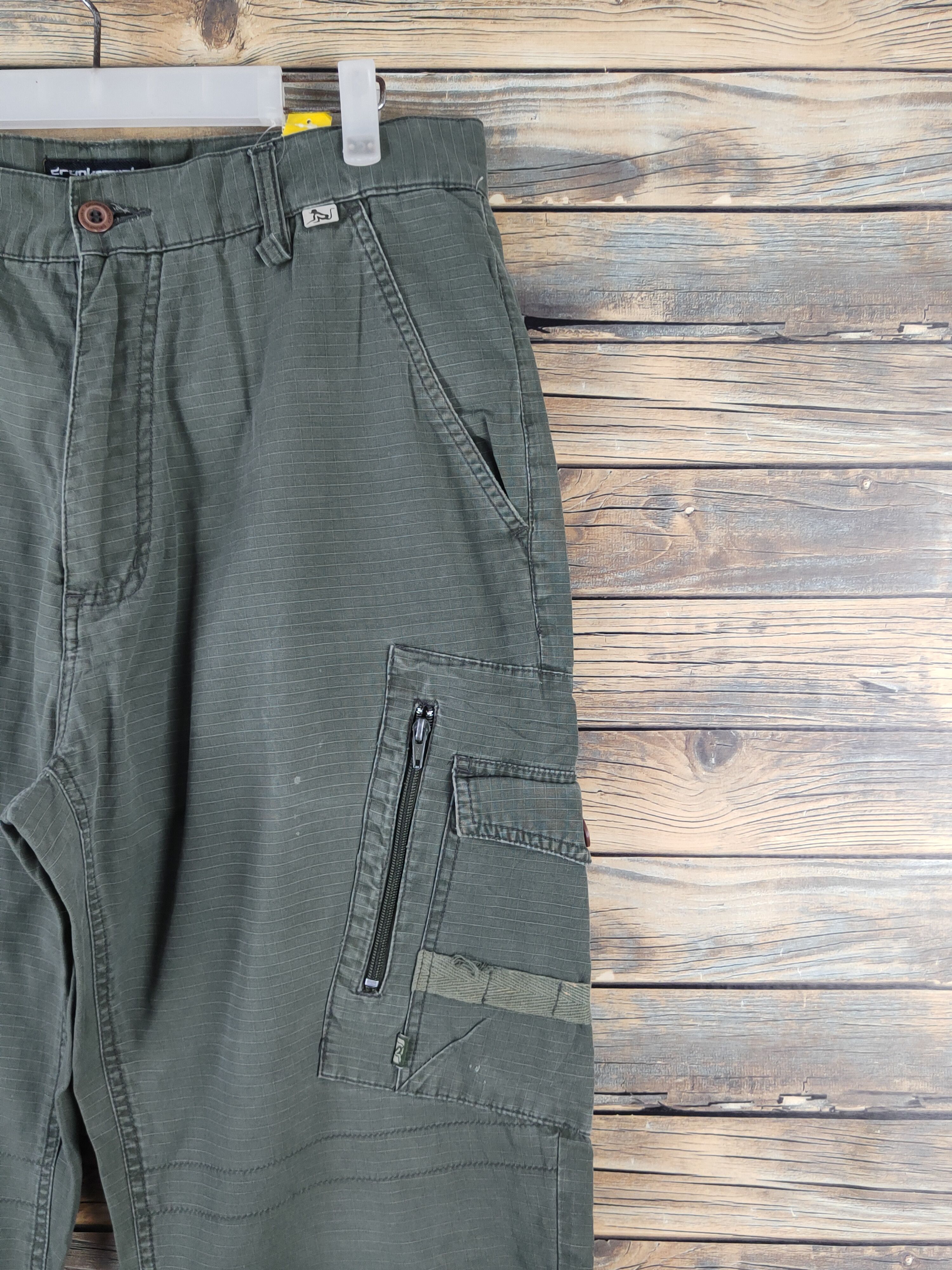 DrunknMunky DL Drunkn Munky Green Multipocket Tactical Cargo Pants #942 Size US 34 / EU 50 - 6 Thumbnail