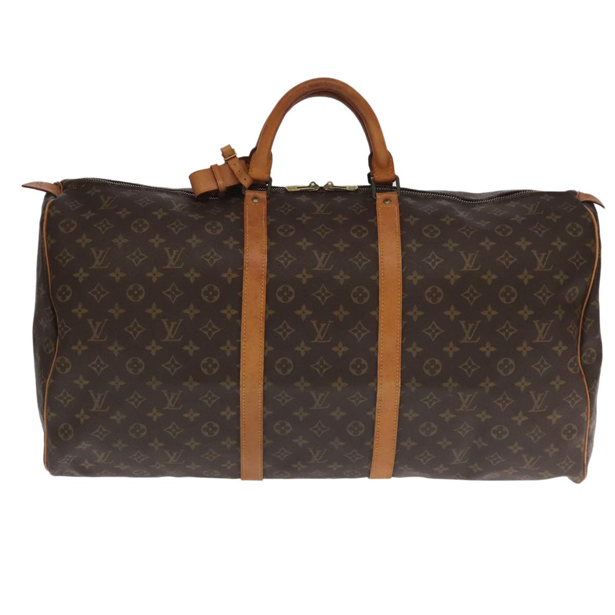 Louis Vuitton Keepall 60 Brown Canvas Travel Bag (Pre-Owned) Size ONE SIZE - 1 Thumbnail