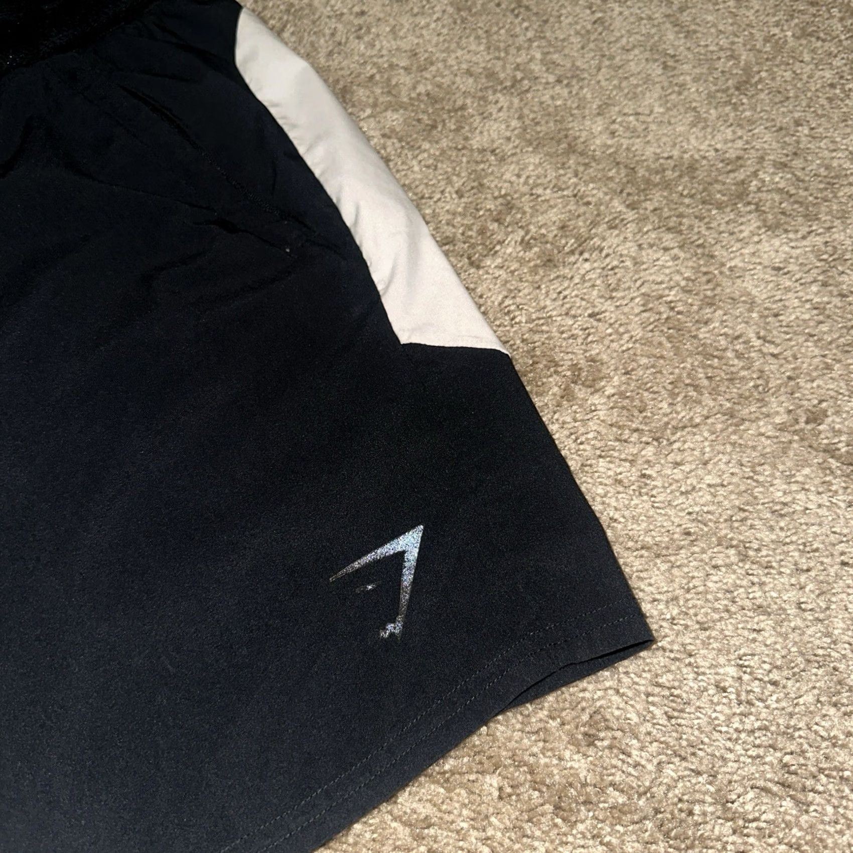 Gymshark Gymshark Shorts Mens Medium Athletic Black Performance Activewear Running Training Drawstring Pockets Size US 31 - 2 Thumbnail