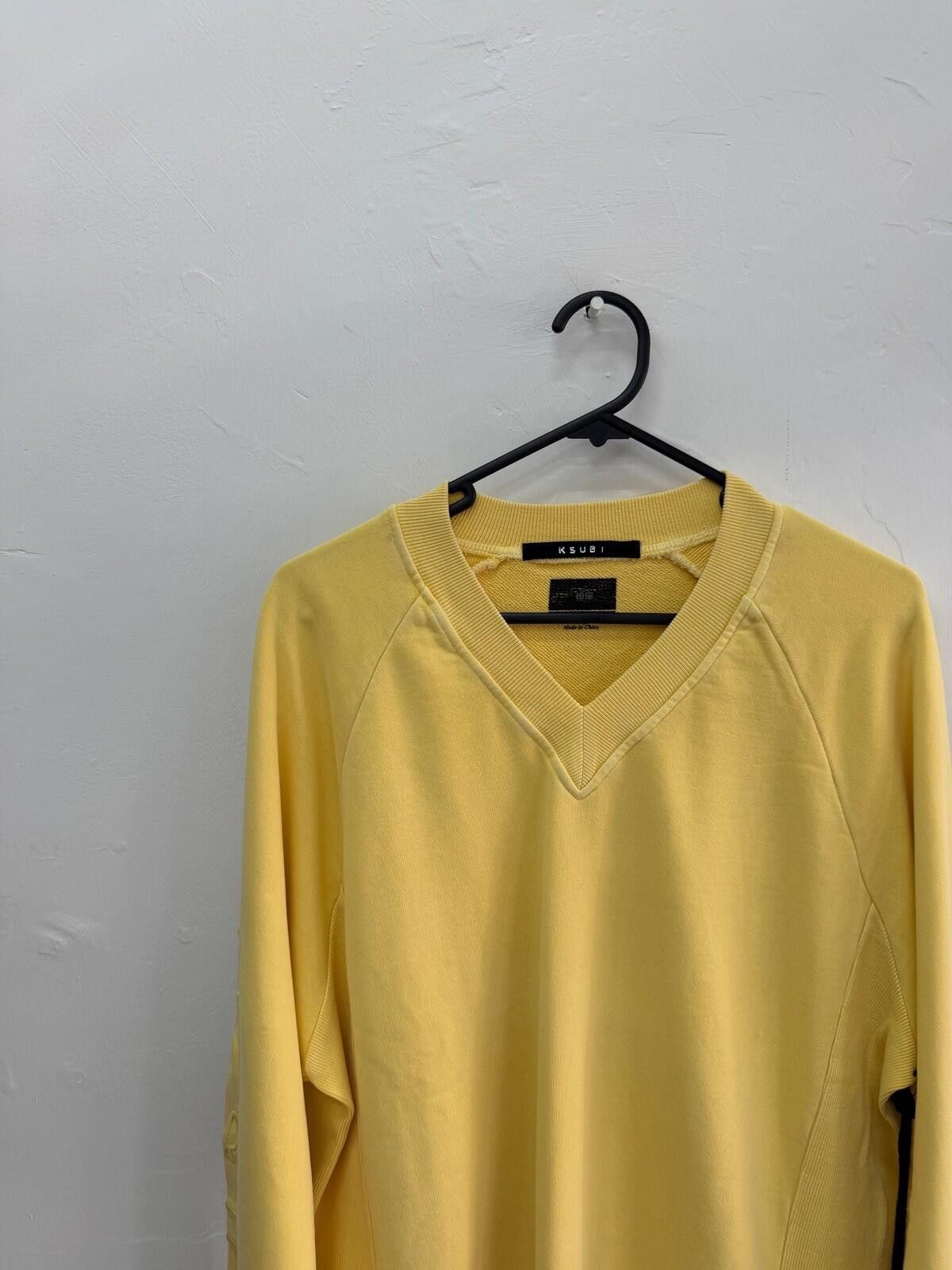 Ksubi new Ksubi womens small s yellow sweatshirt jumper top 8 Size S / US 4 / IT 40 - 2 Thumbnail