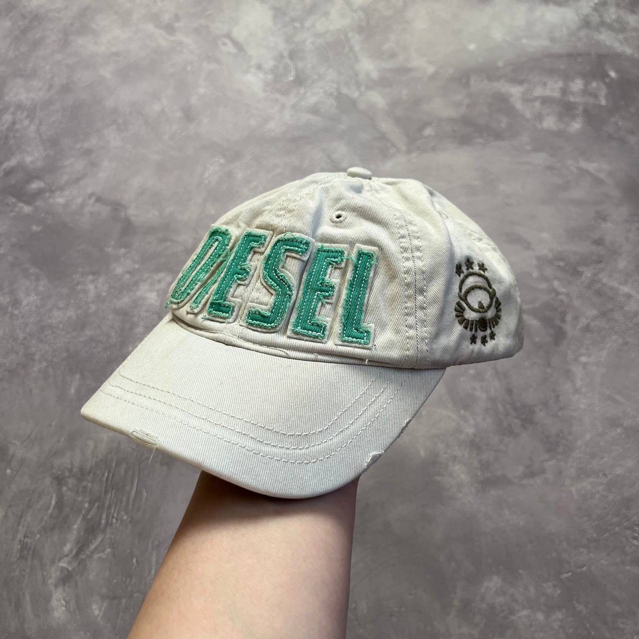 Diesel Diesel Beige Green Adjustable Baseball Cap Men's Casual Size ONE SIZE - 3 Thumbnail