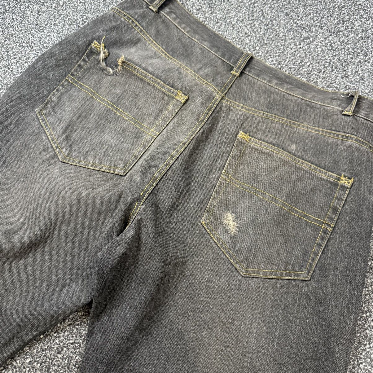 Japanese Brand 🔥🇯🇵 Vintage 90s Baggy Distressed Ill Pant Size US 34 / EU 50 - 4 Thumbnail