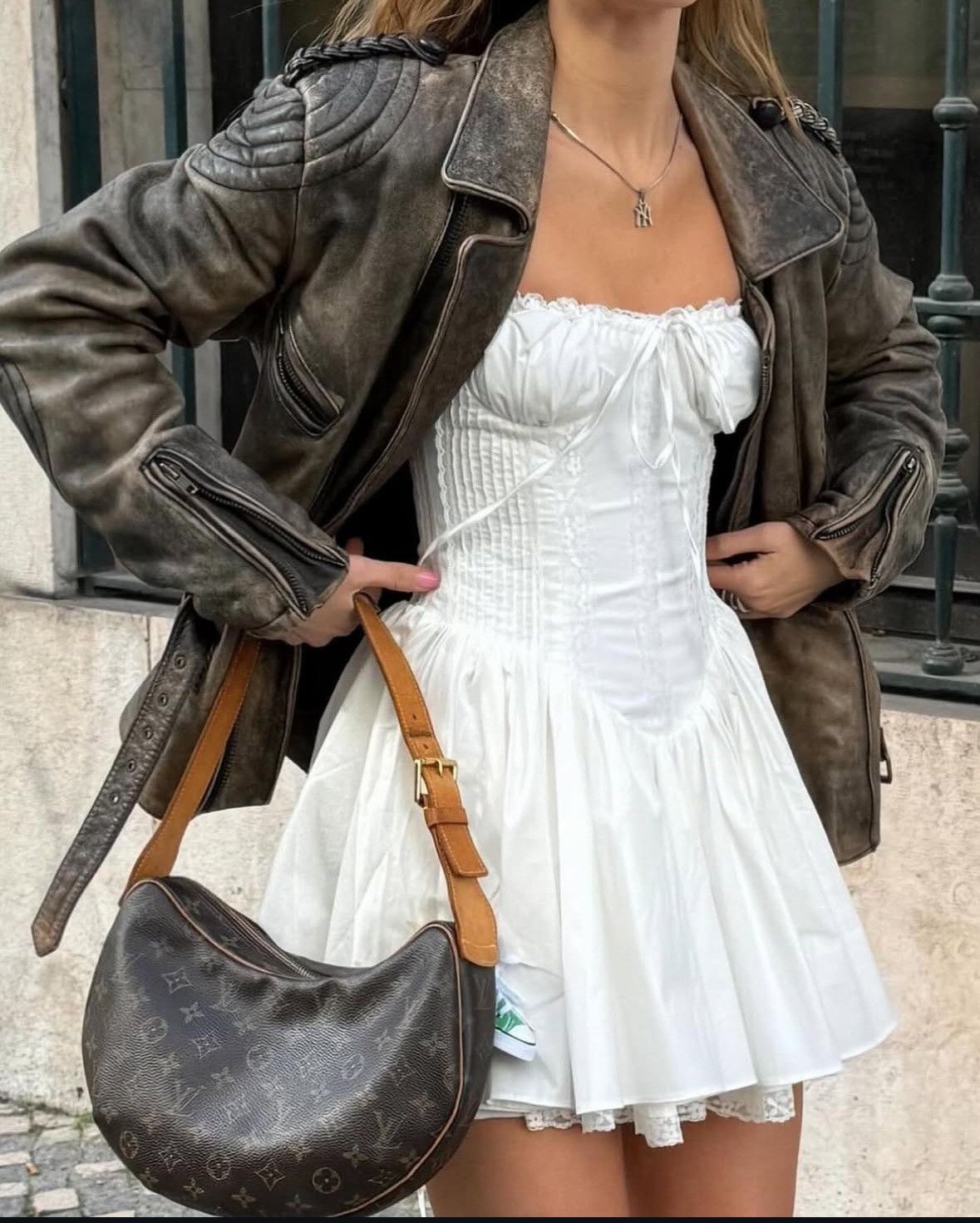 Vintage Vintage washed leather jacket 🔥 Size M / US 6-8 / IT 42-44 - 10 Thumbnail