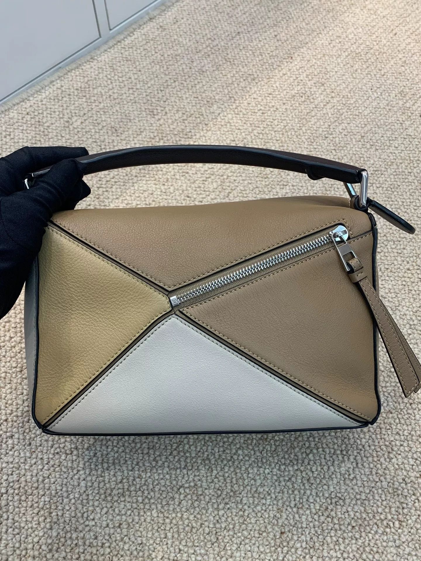 Loewe Loewe Puzzle Medium Leather Handbag Size ONE SIZE - 2 Thumbnail