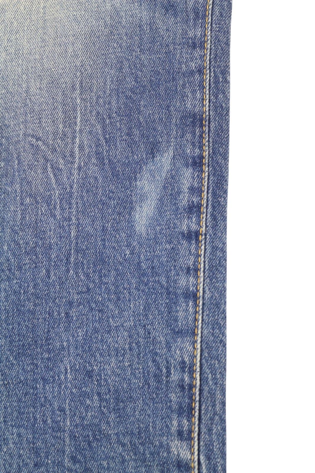 R13 BOY STRAIGHT 29 Kelly Stretch Faded Blue Jeans 87174 Size 29" - 12 Thumbnail