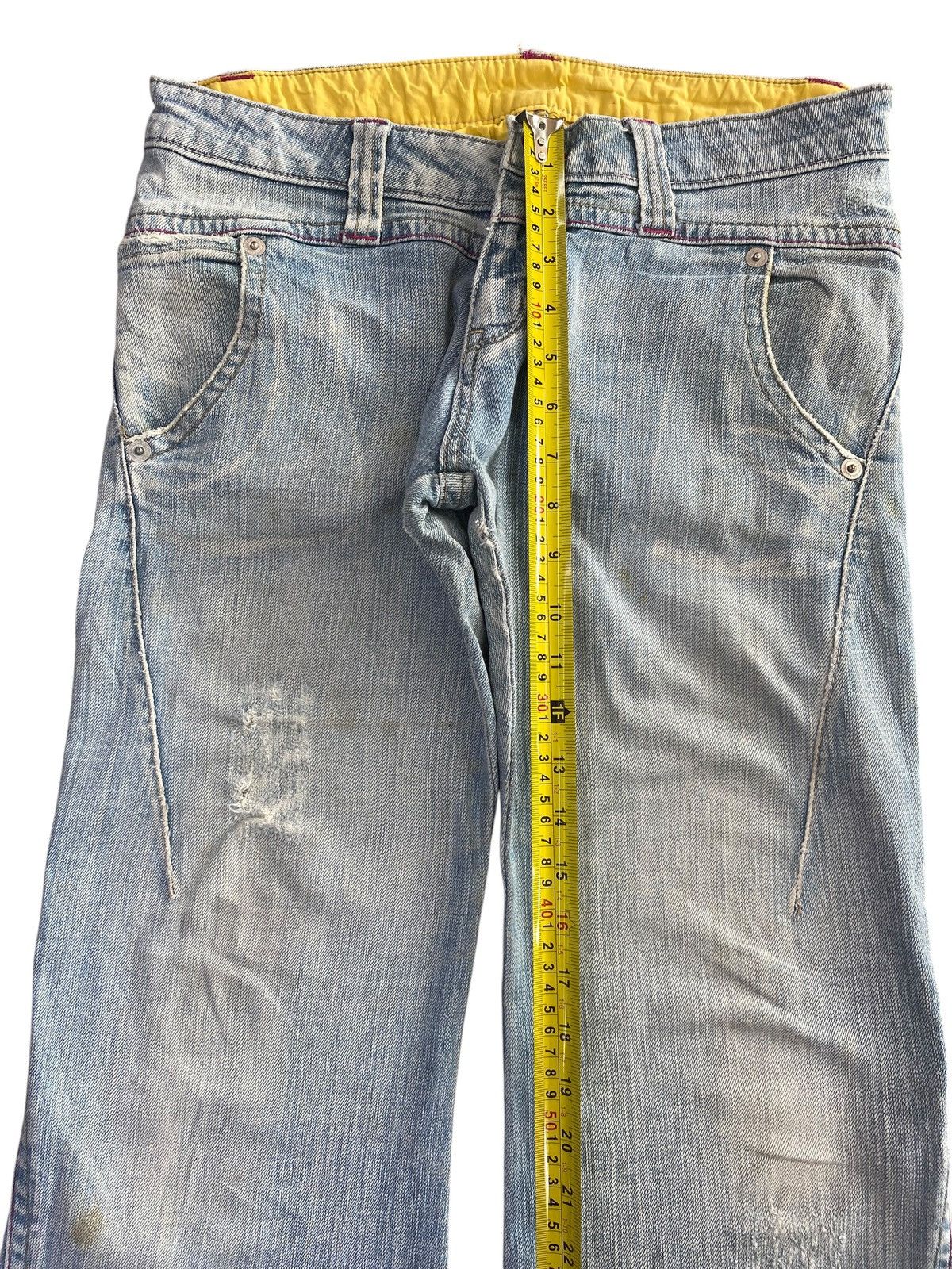 Japanese Brand Japanese Brand Light Faded Wash Style Flare Jeans Size US 30 / EU 46 - 8 Thumbnail