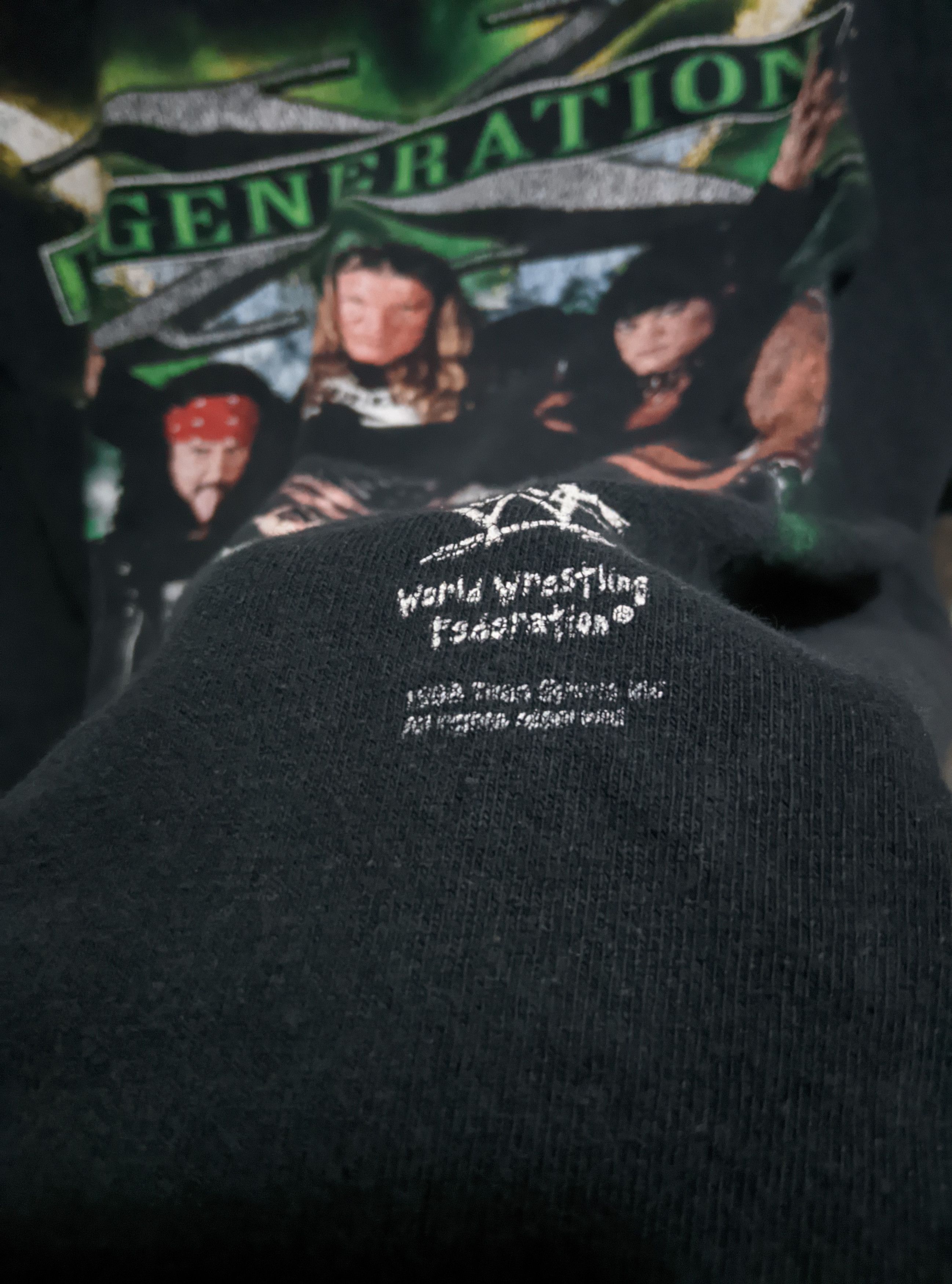 WWF Vintage 1998 D generation x wwf wwe distressed faded t shirt Size US XXL / EU 58 / 5 - 9 Thumbnail