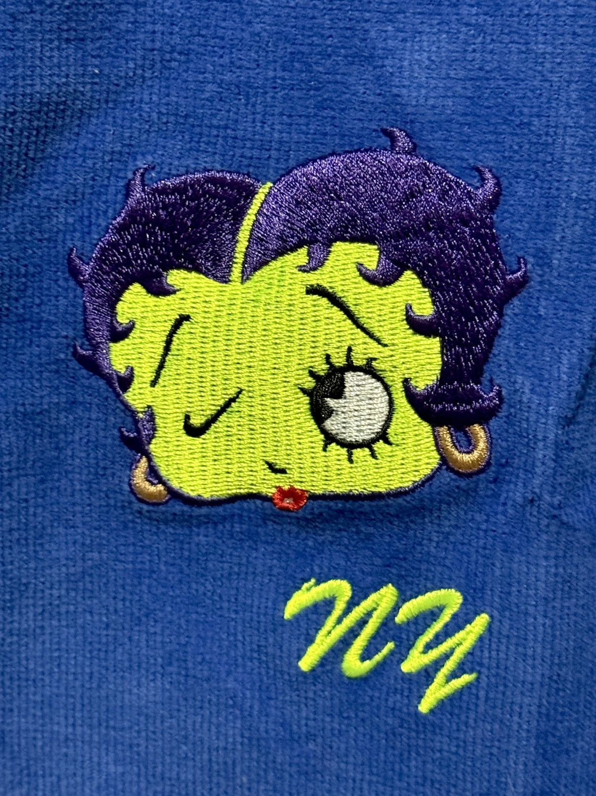 Nike Nike x Olivia Kim Corduroy Baseball Jersey Game Royal Size US XL / EU 56 / 4 - 2 Thumbnail