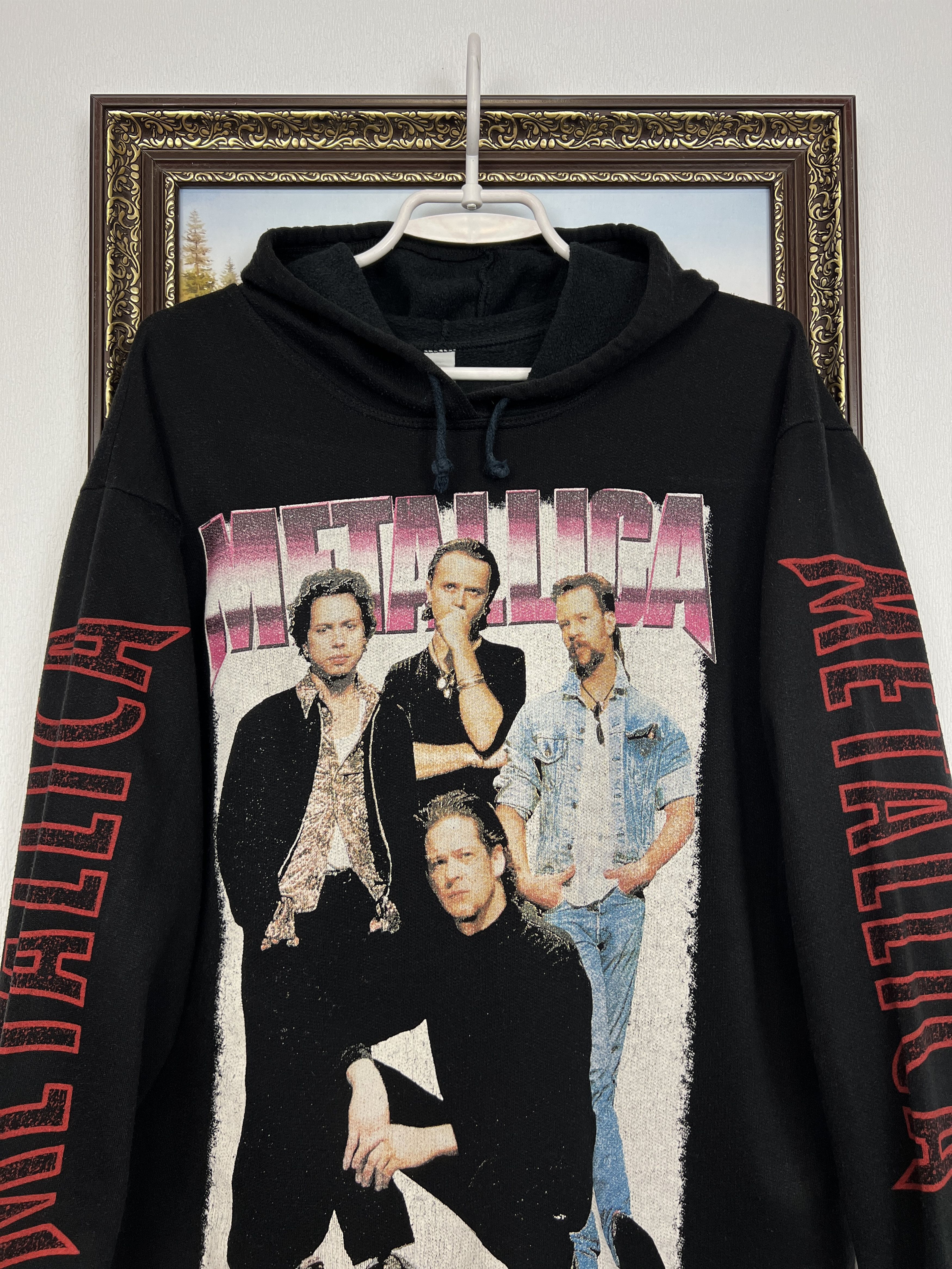 Vintage Vintage 90's Metallica Load Reload Jacket Over Print Hoodie Size US M / EU 48-50 / 2 - 8 Thumbnail
