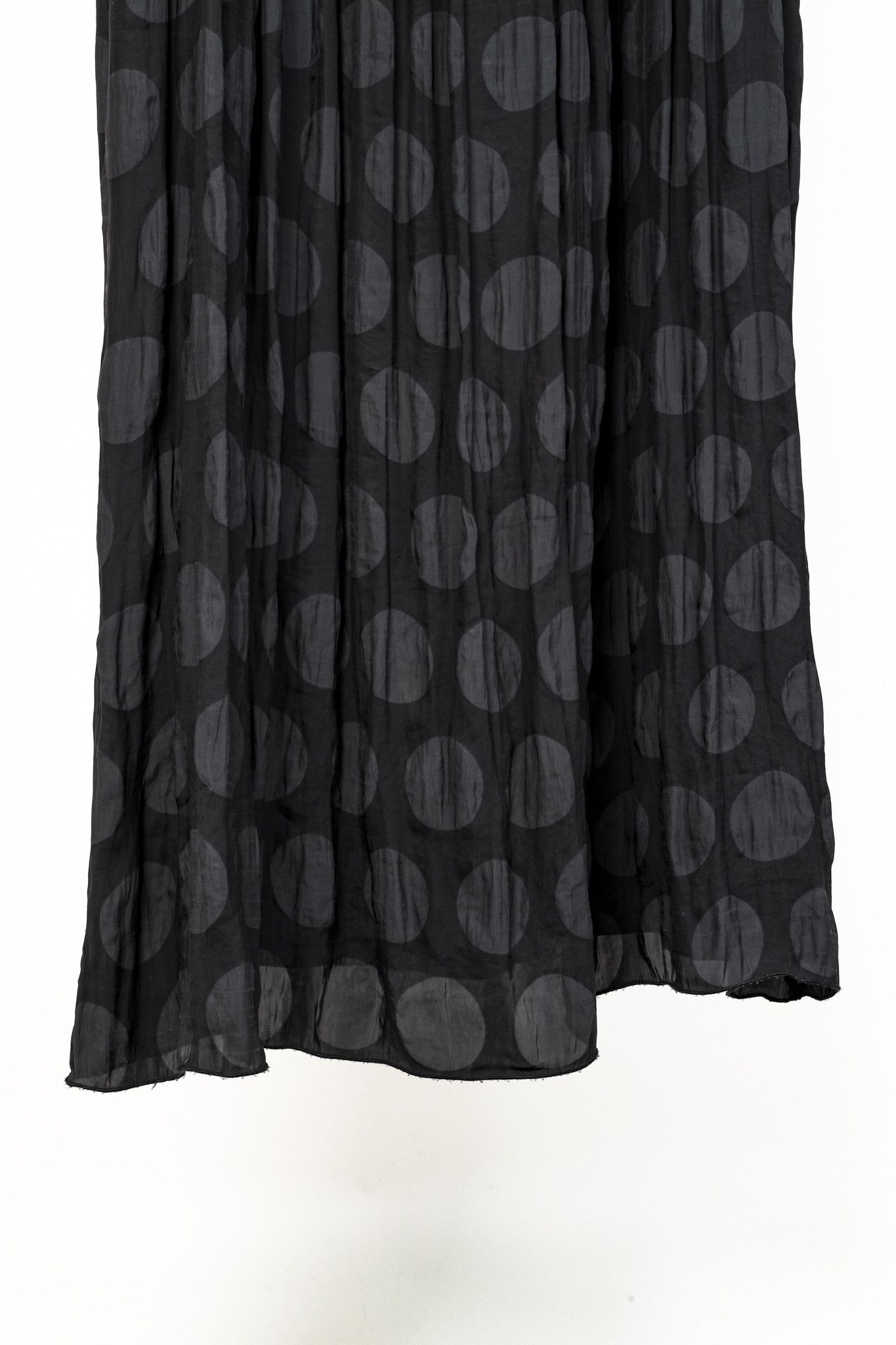 Other Oska Black Polka Dot Satin Maxi Dress Size XL / US 12-14 / IT 48-50 - 6 Thumbnail