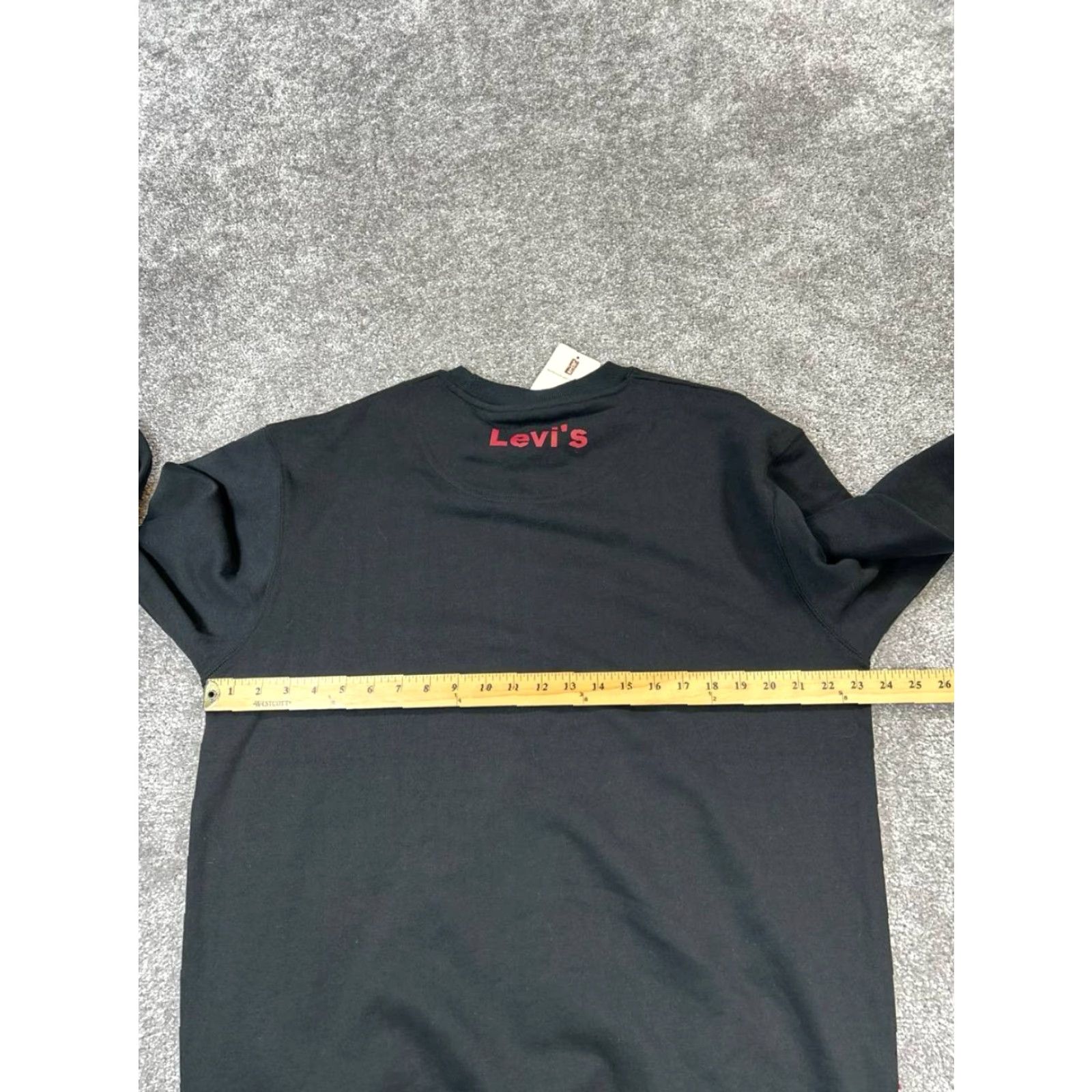 Levi's VINTAGE Levi's Sweatshirt Mens 2XL Black Cotton Millennial 2000s New Graphic Print Pullover Crew Neck Size US XXL / EU 58 / 5 - 6 Thumbnail