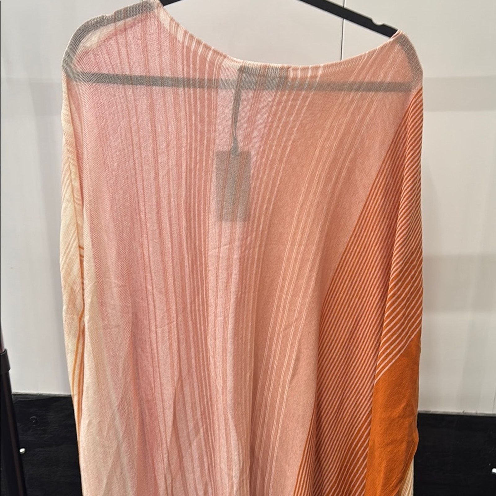 Missoni NWT Missoni Orange Pink Short Sleeve Pleated Blouse One Size Size ONE SIZE - 5 Thumbnail