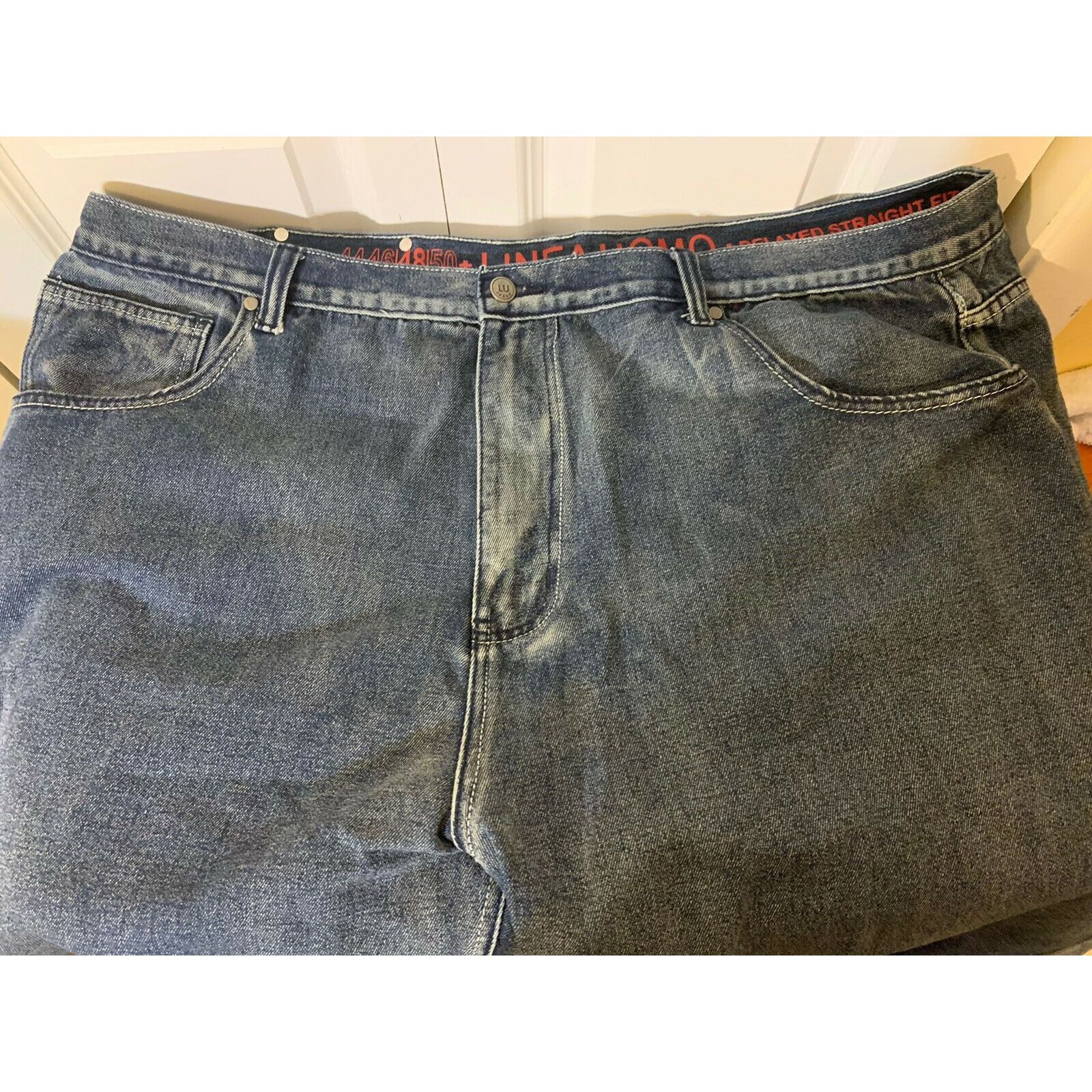 Other LINEA UOMO RELAXED STRAIGHT Men’s Sz 48 Denim Blue Shorts Size US 44 / EU 60 - 3 Thumbnail